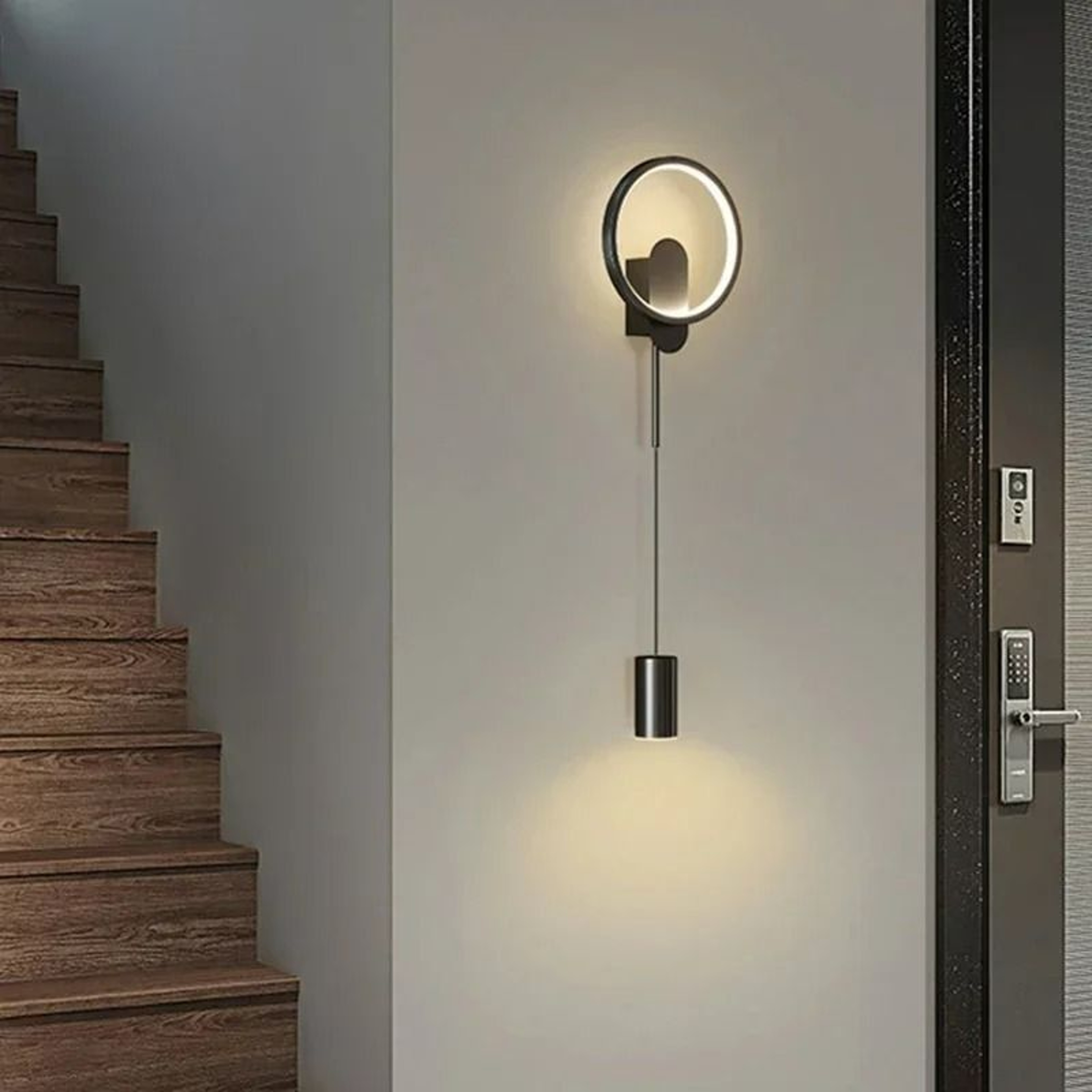 Modern Black  Gold LED Wall Sconce 3