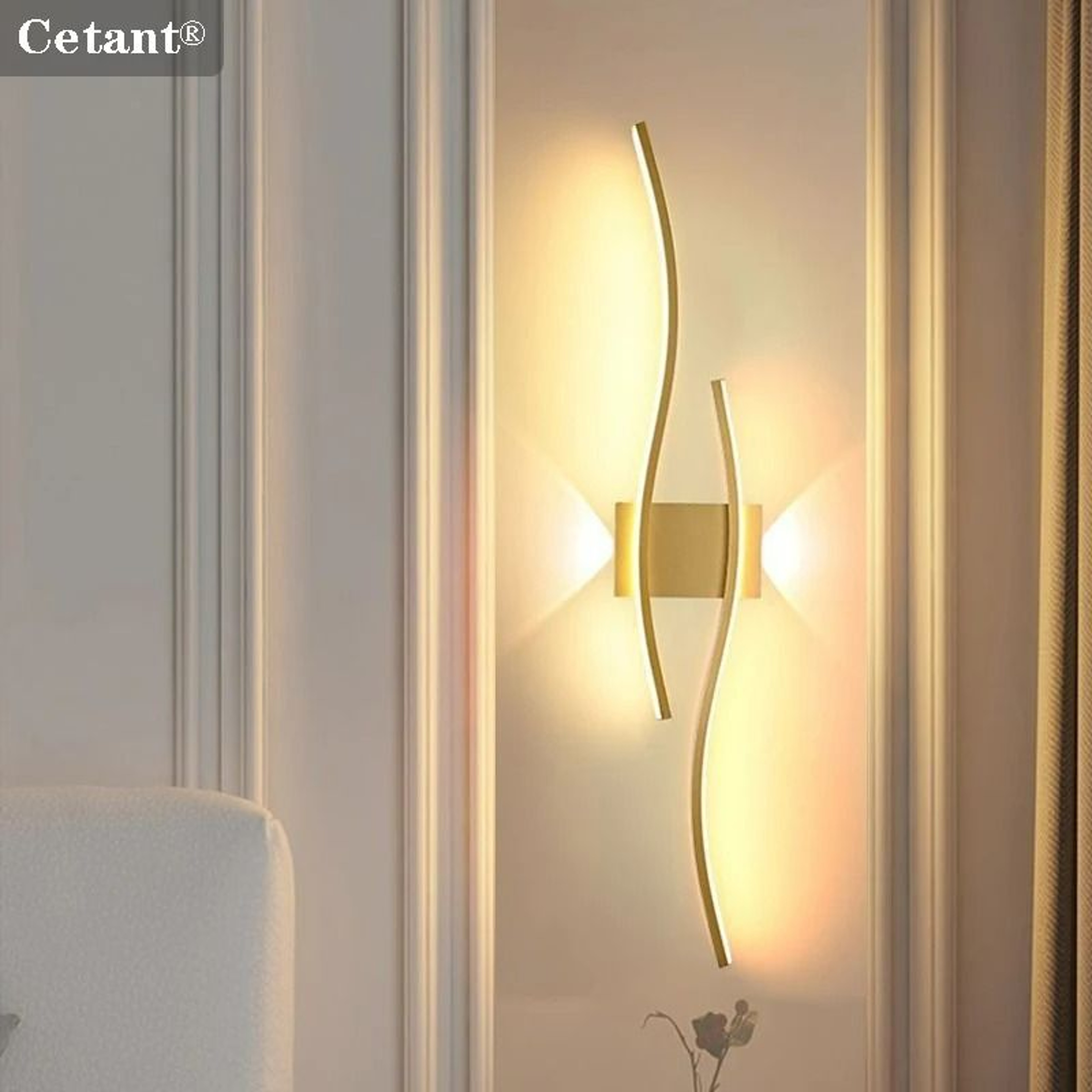 Modern Remote Control LED Linear Wall Sconce 1