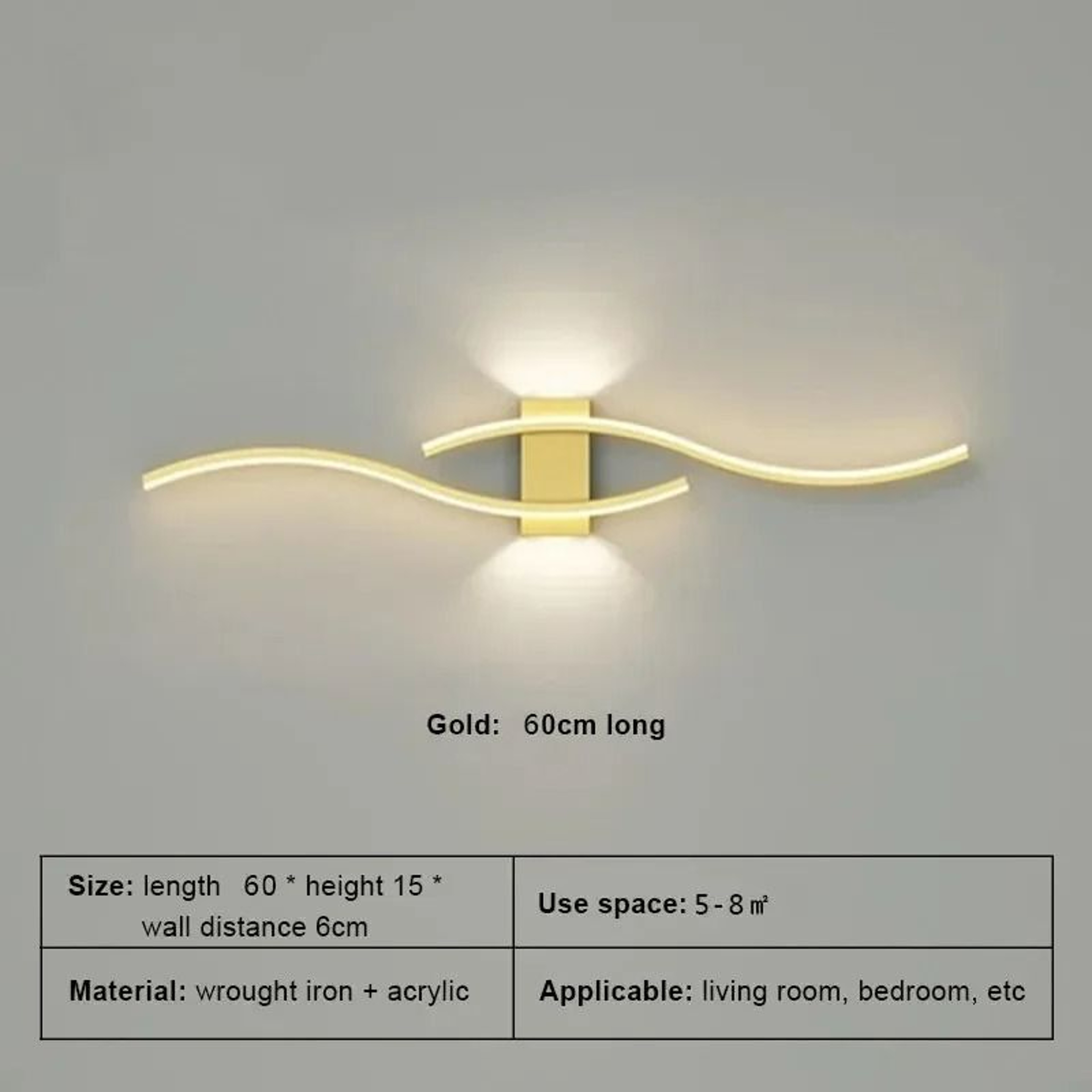 Modern Remote Control LED Linear Wall Sconce 10