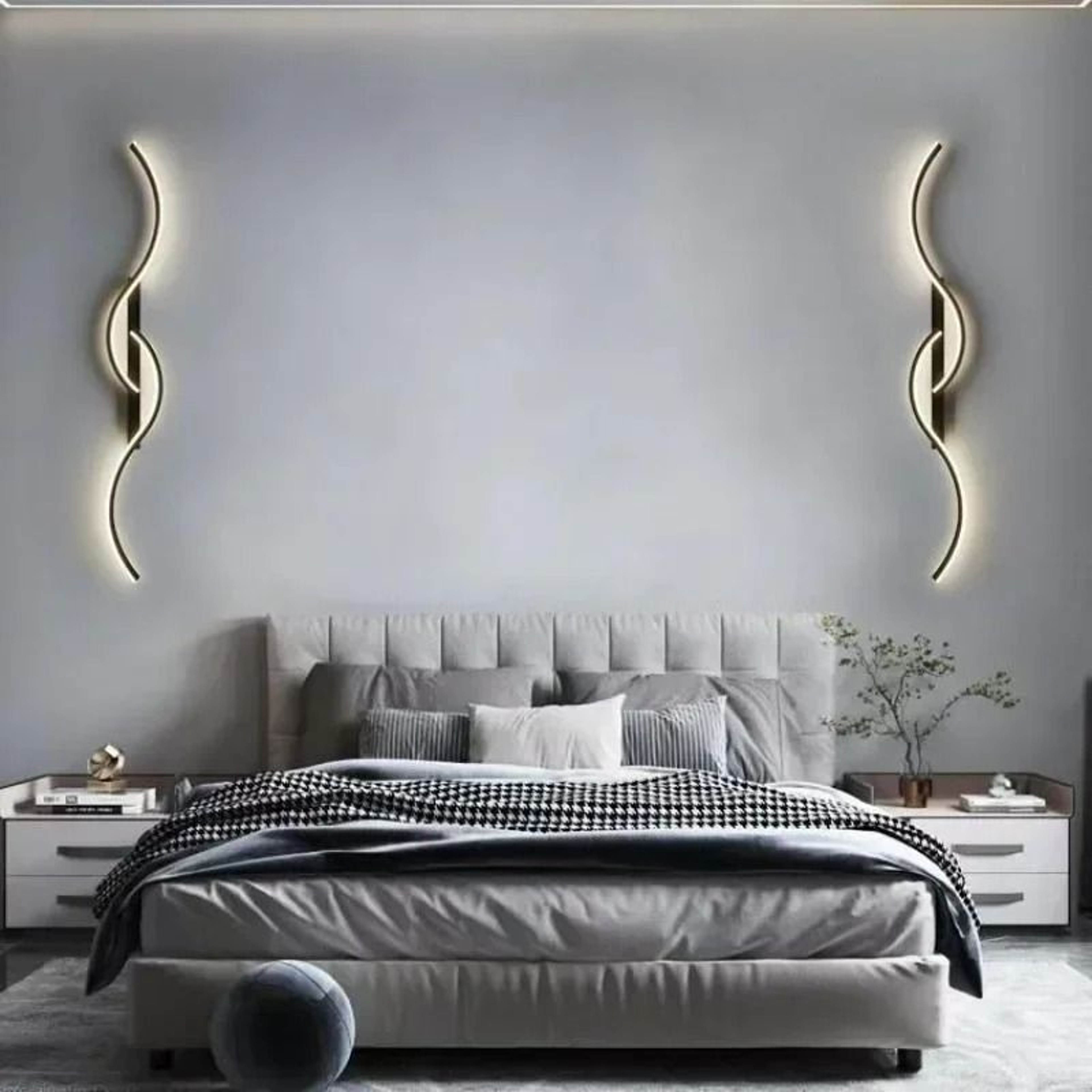 Smart Remote Control Adjustable LED Linear Wall Sconce 2