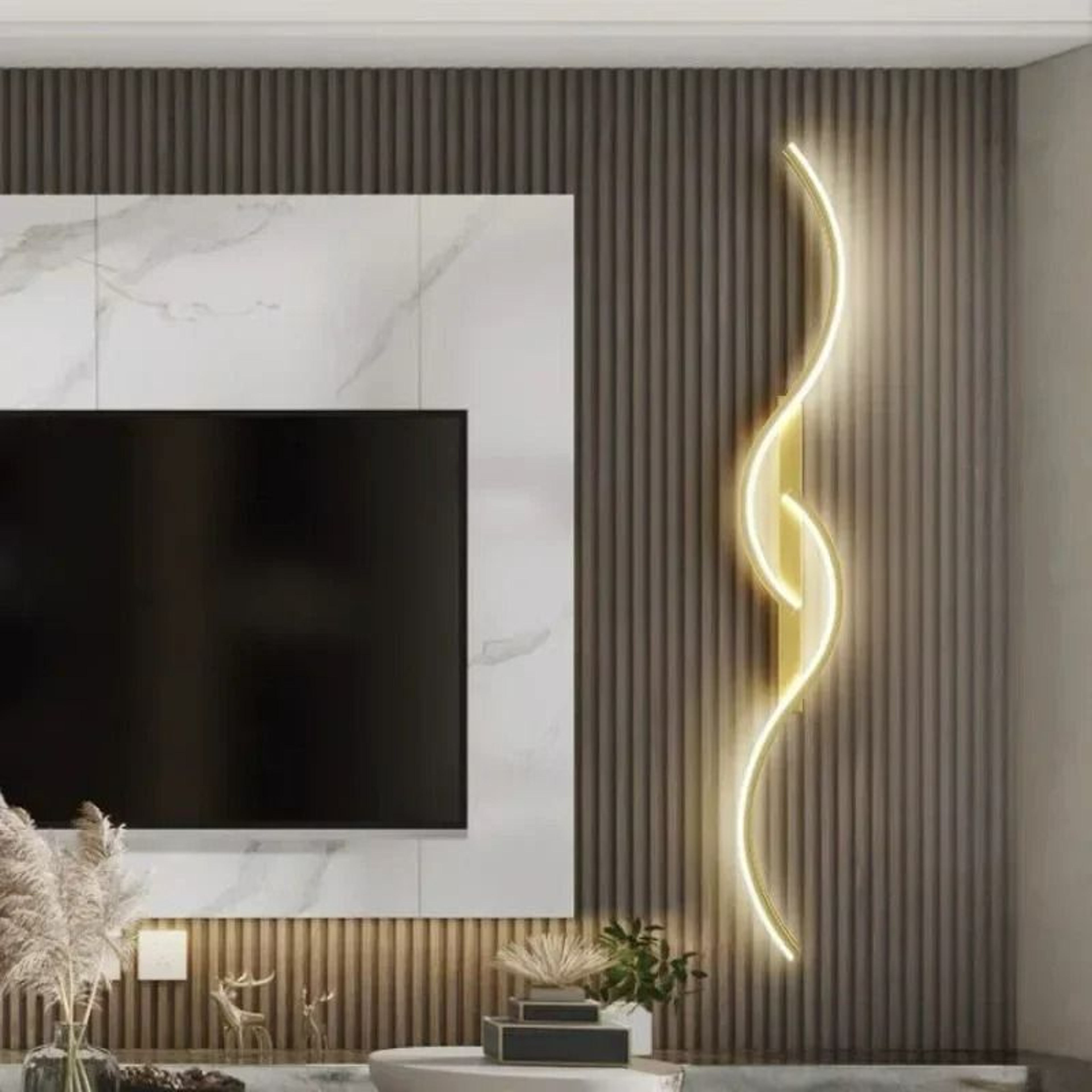 Smart Remote Control Adjustable LED Linear Wall Sconce 0
