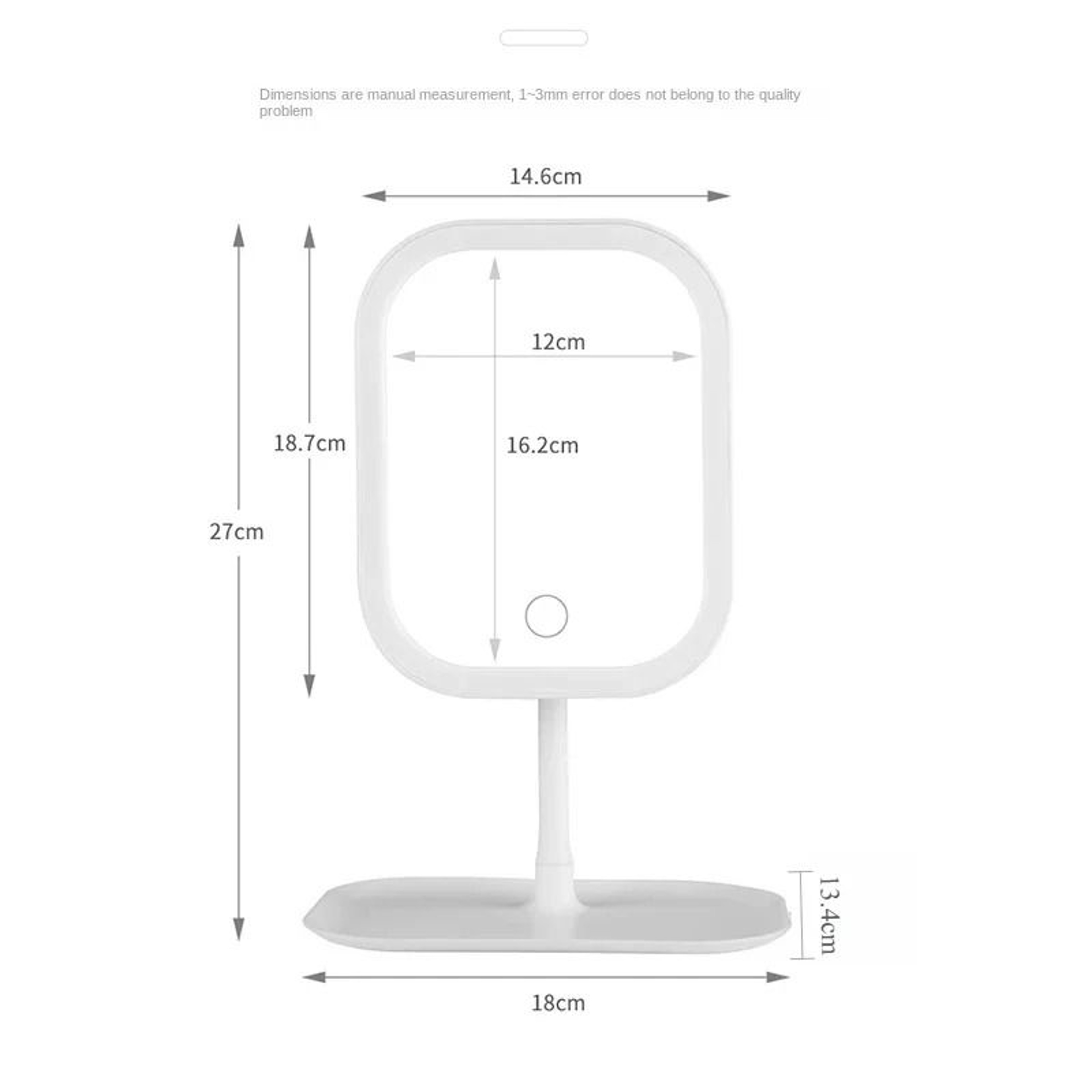 Niche Modern Desktop 3Color LED Vanity Mirror 6