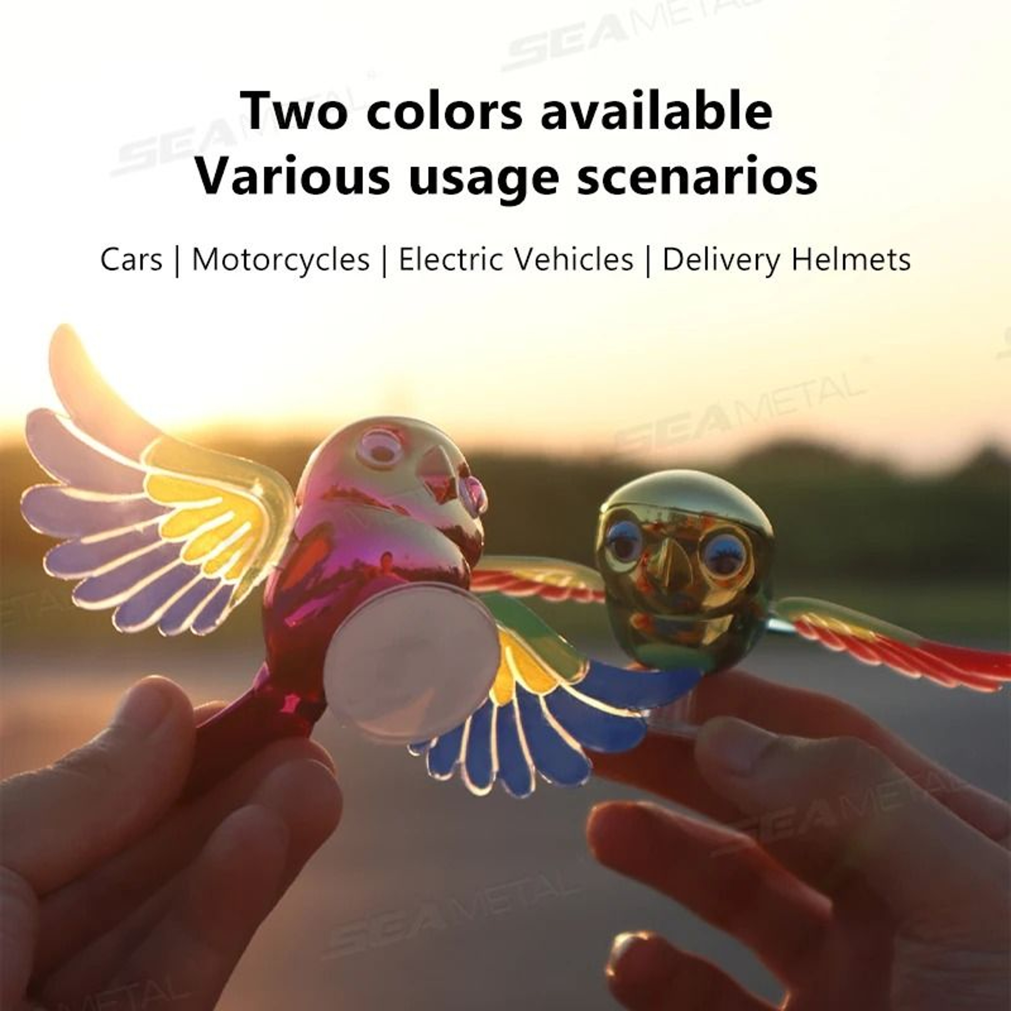 Kinetic WindPowered Flying Bird Vehicle Ornament 3