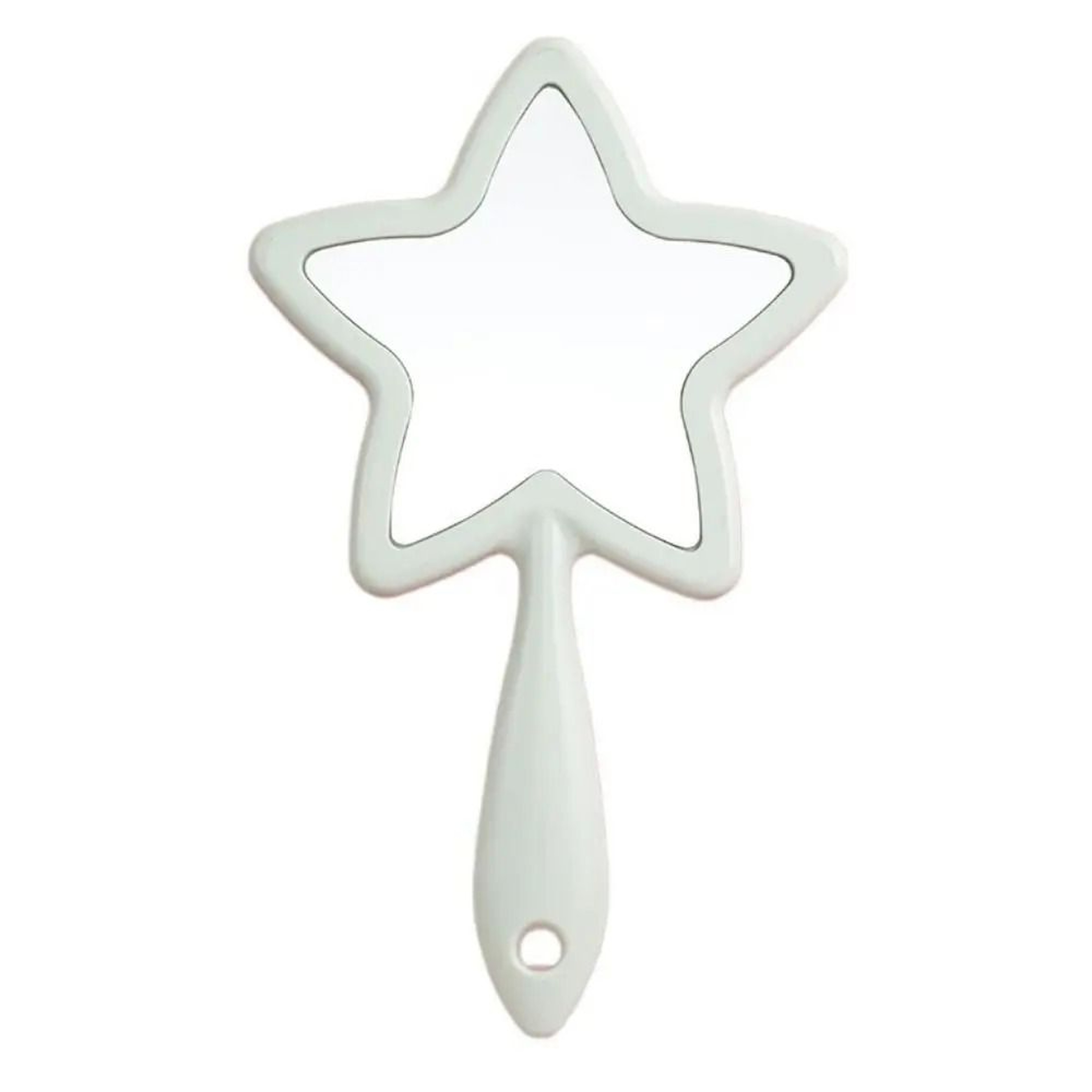 Creative Pentagram Handheld Makeup Mirror With Hanging Hole 6