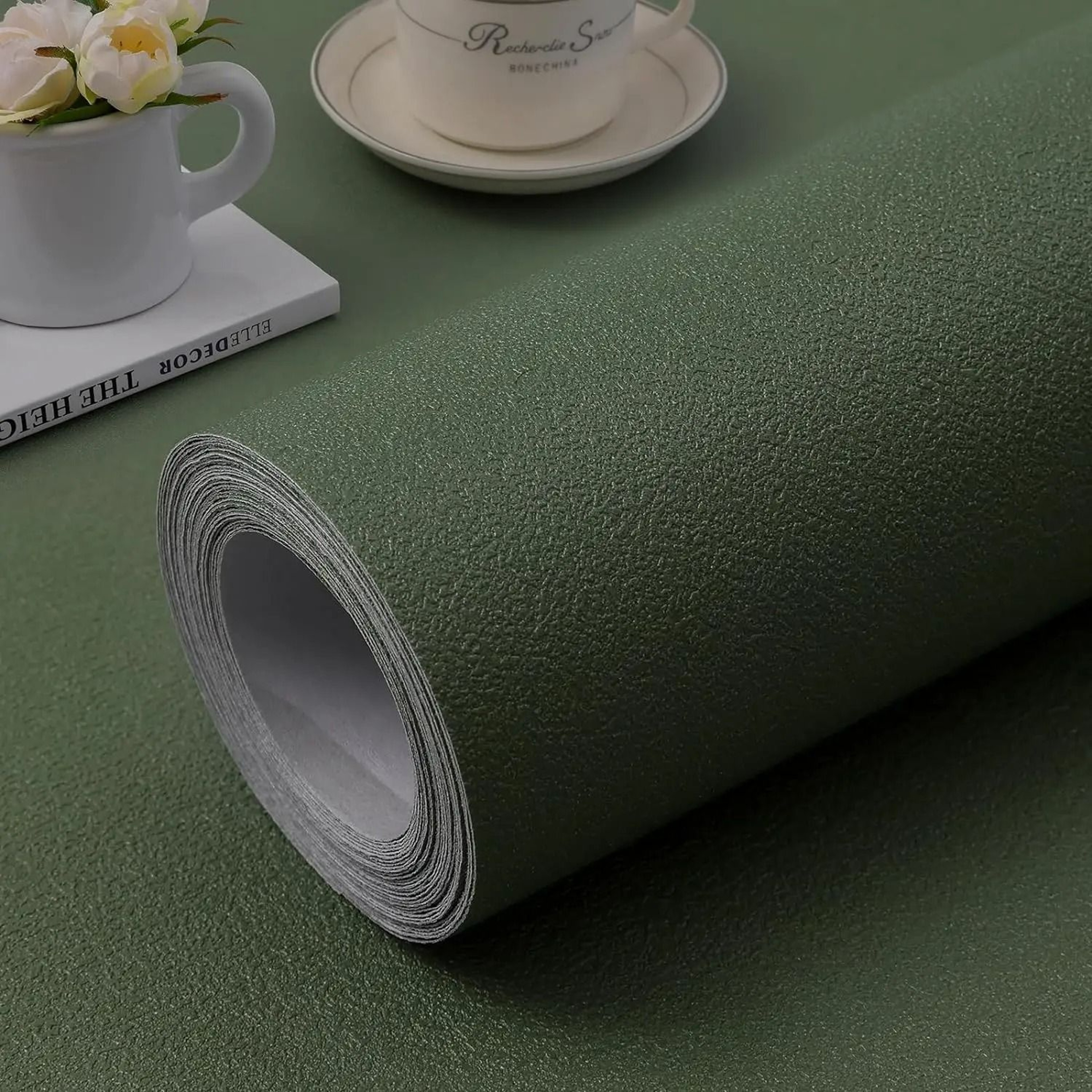 Thickened Matte Pure Black Waterproof SelfAdhesive Contact Paper 12