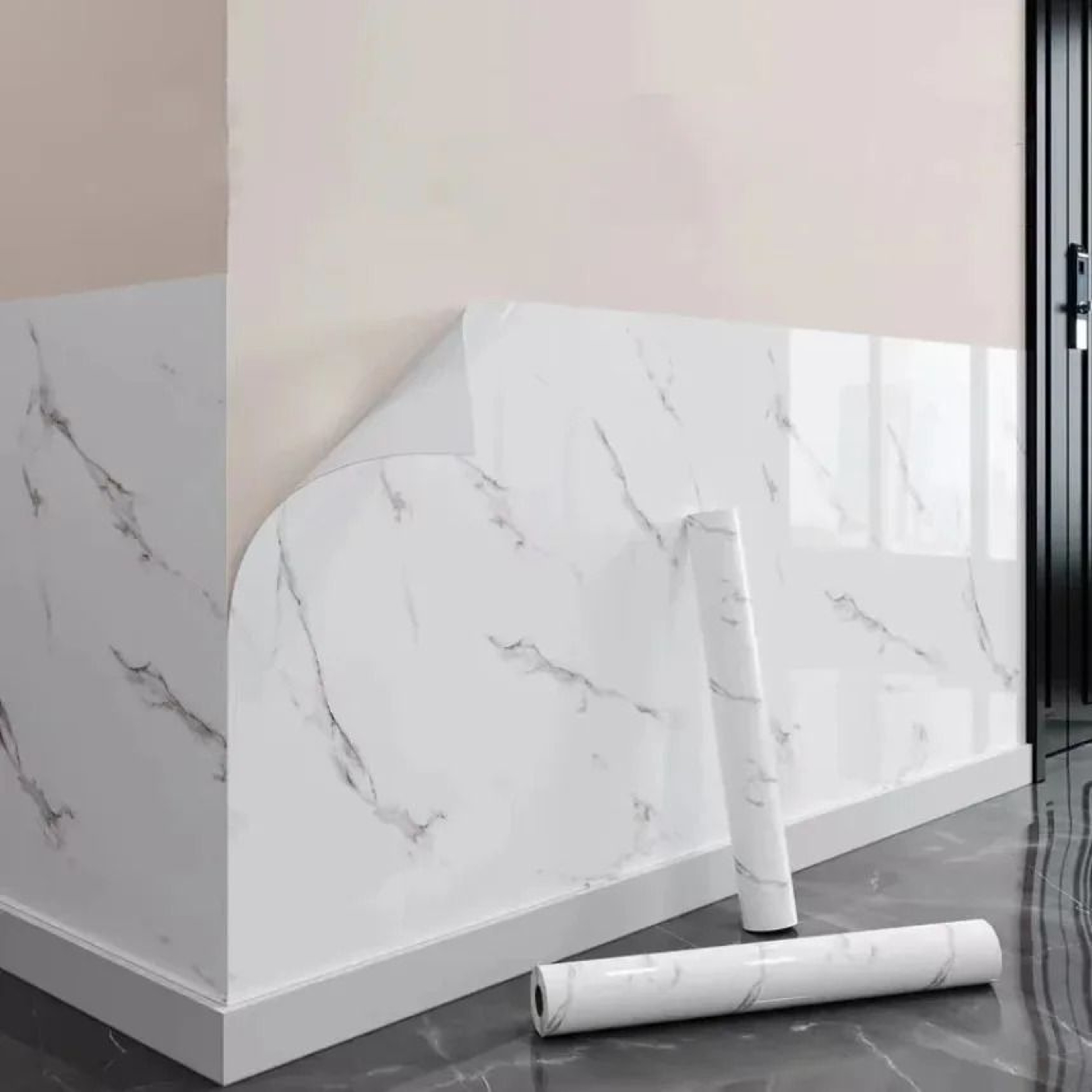 Modern HighTemperature Resistant Waterproof Marble Wall Foil 1