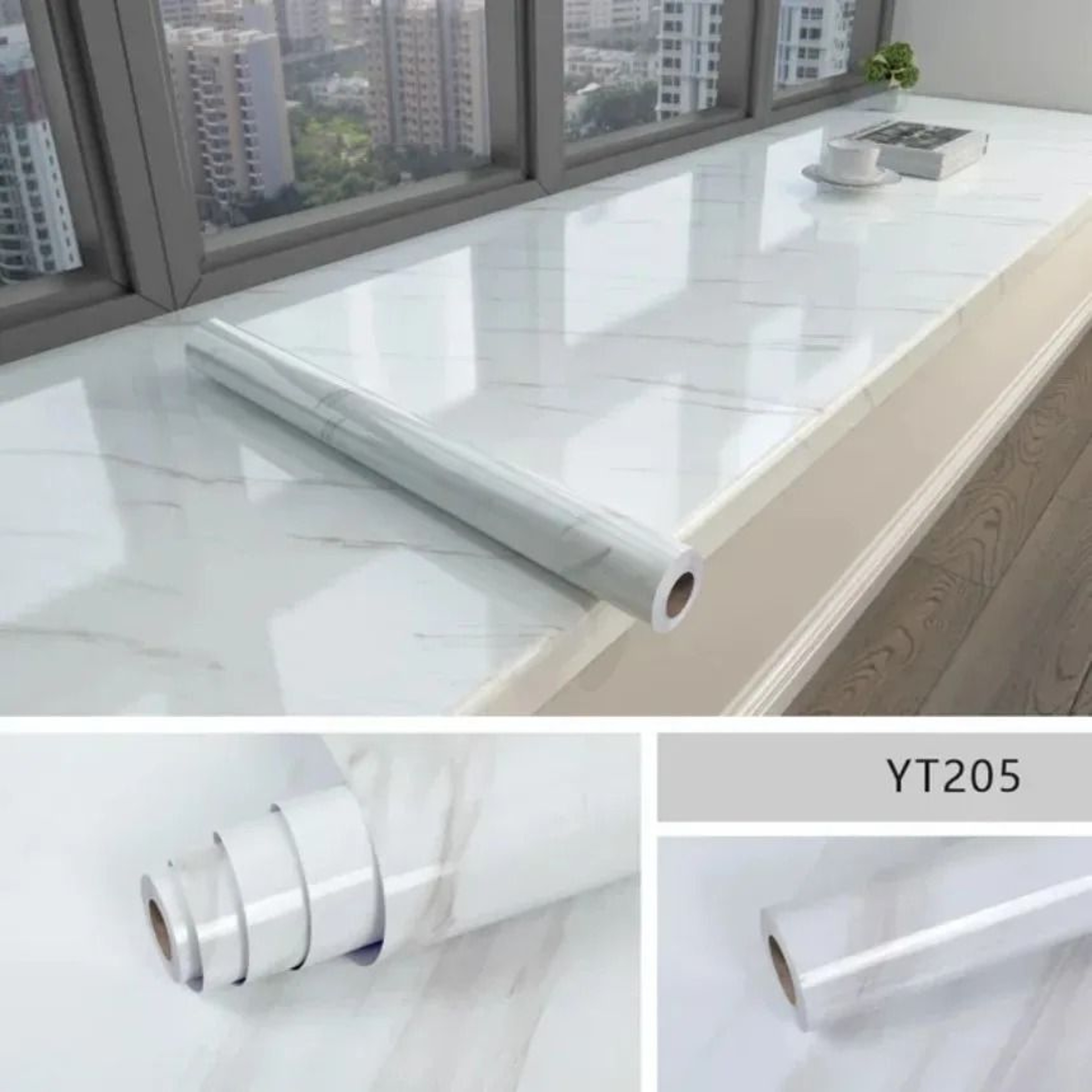 Modern HighTemperature Resistant Waterproof Marble Wall Foil 14