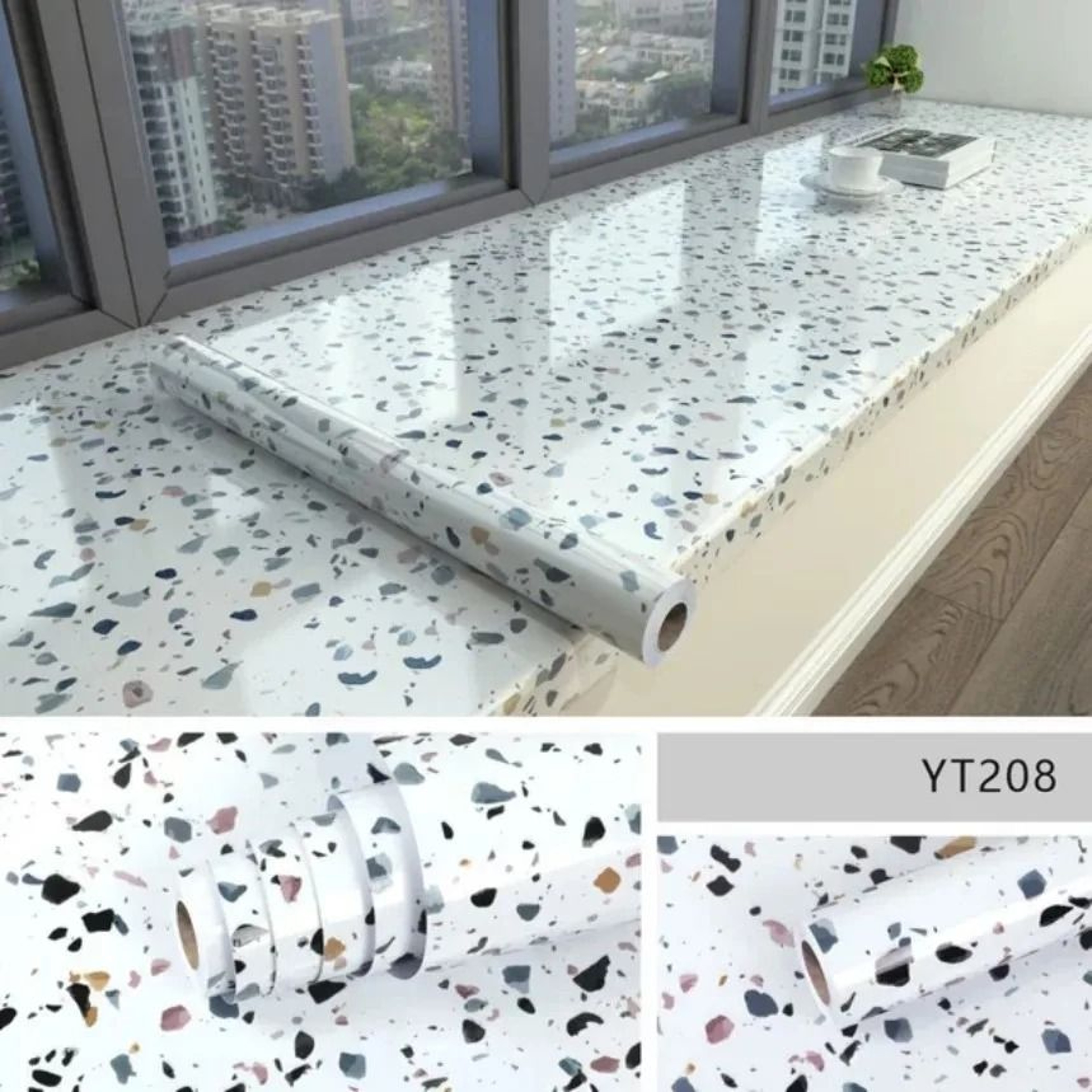 Modern HighTemperature Resistant Waterproof Marble Wall Foil 7