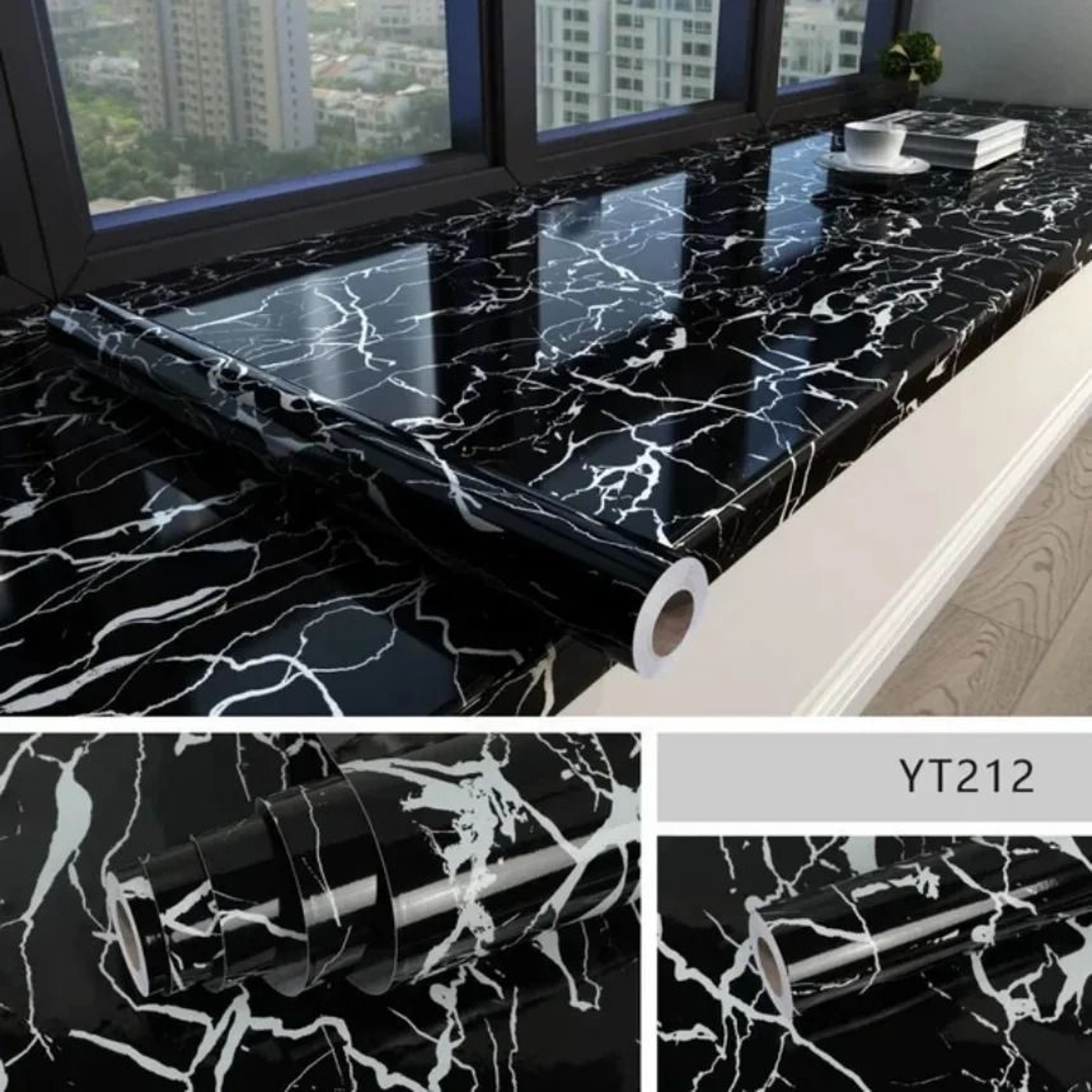 Modern HighTemperature Resistant Waterproof Marble Wall Foil 13
