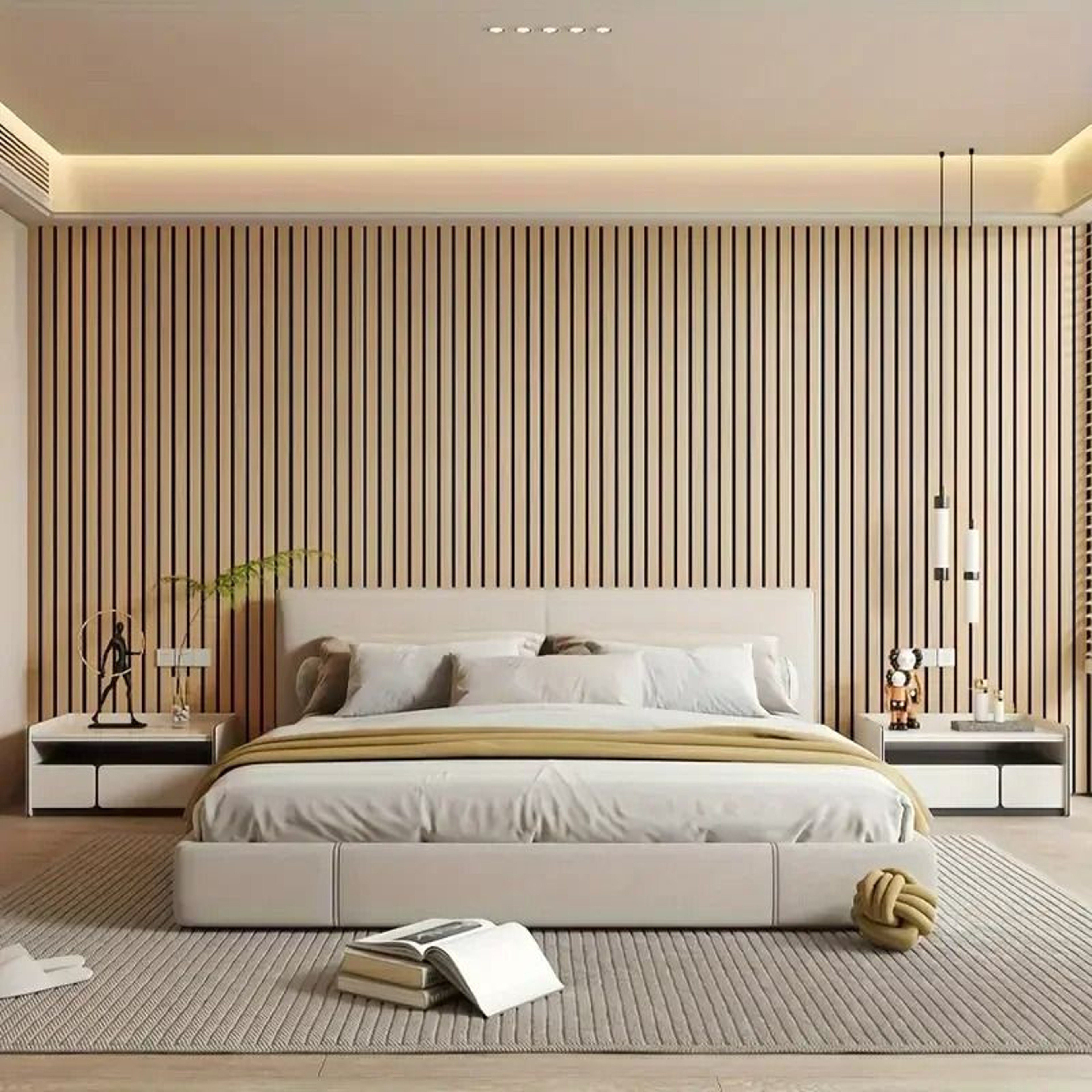 3D Textured Grid Peel And Stick Wall Panels 6