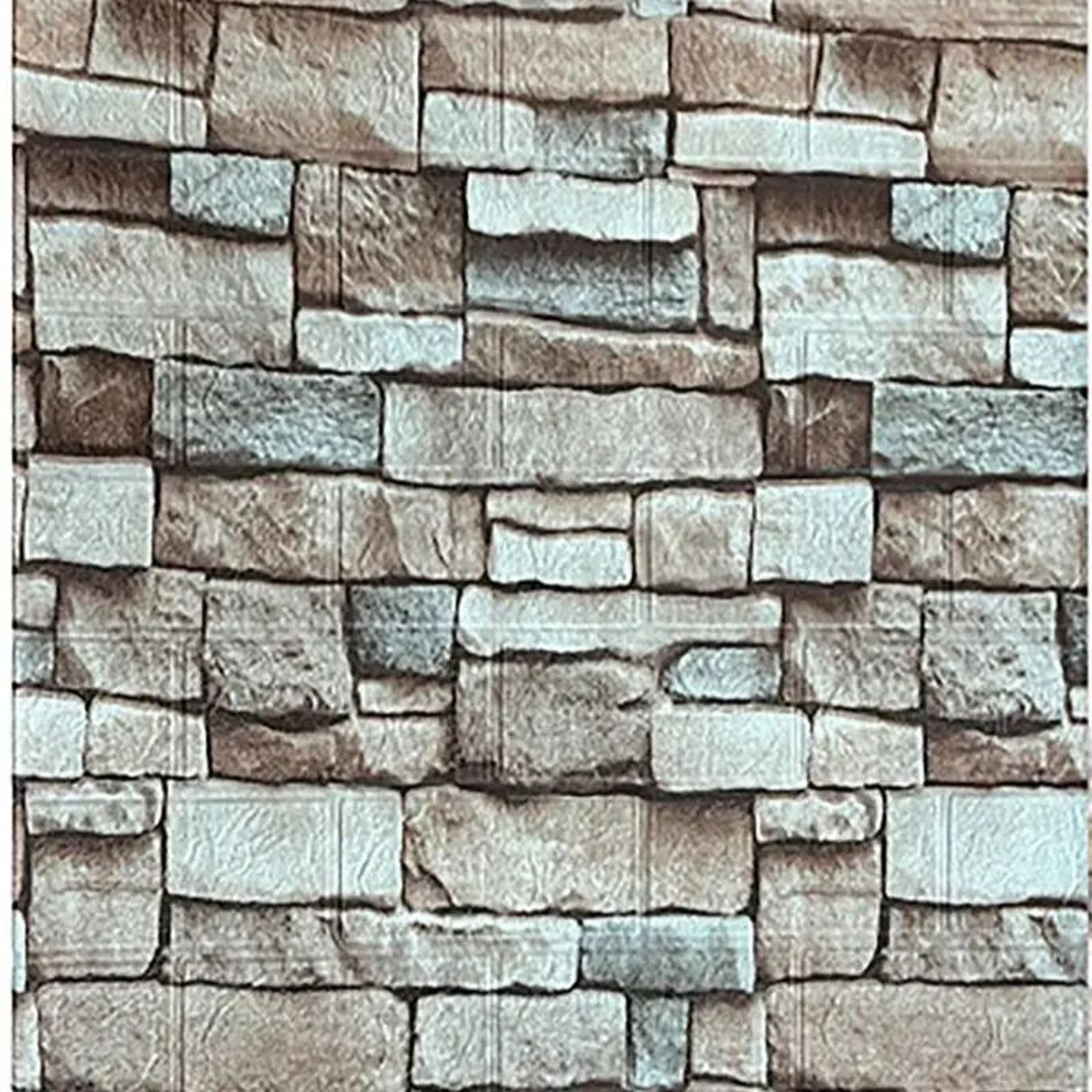 Retro Style Decorative Waterproof  MoistureProof Wallpaper Roll 4