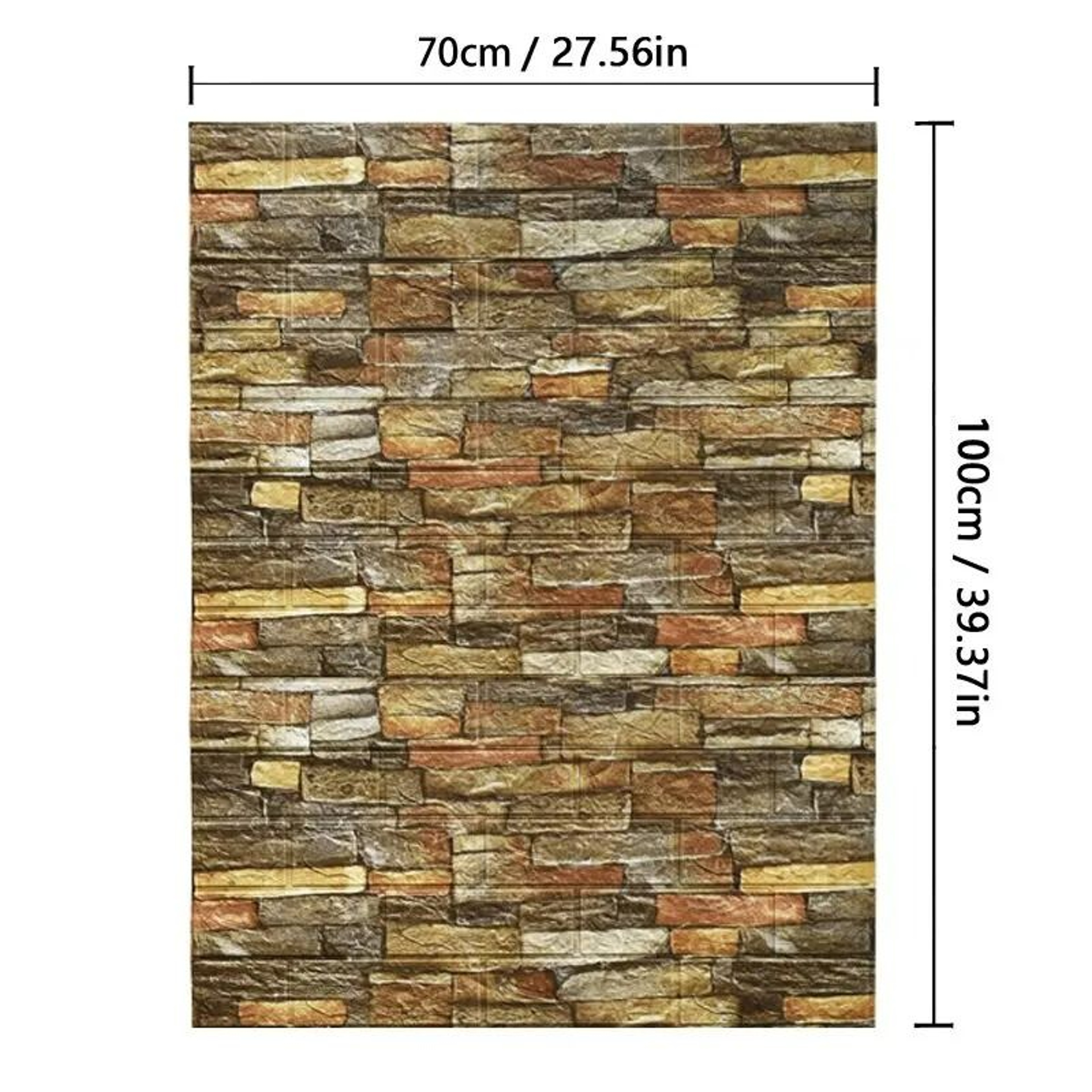 Retro Style Decorative Waterproof  MoistureProof Wallpaper Roll 11