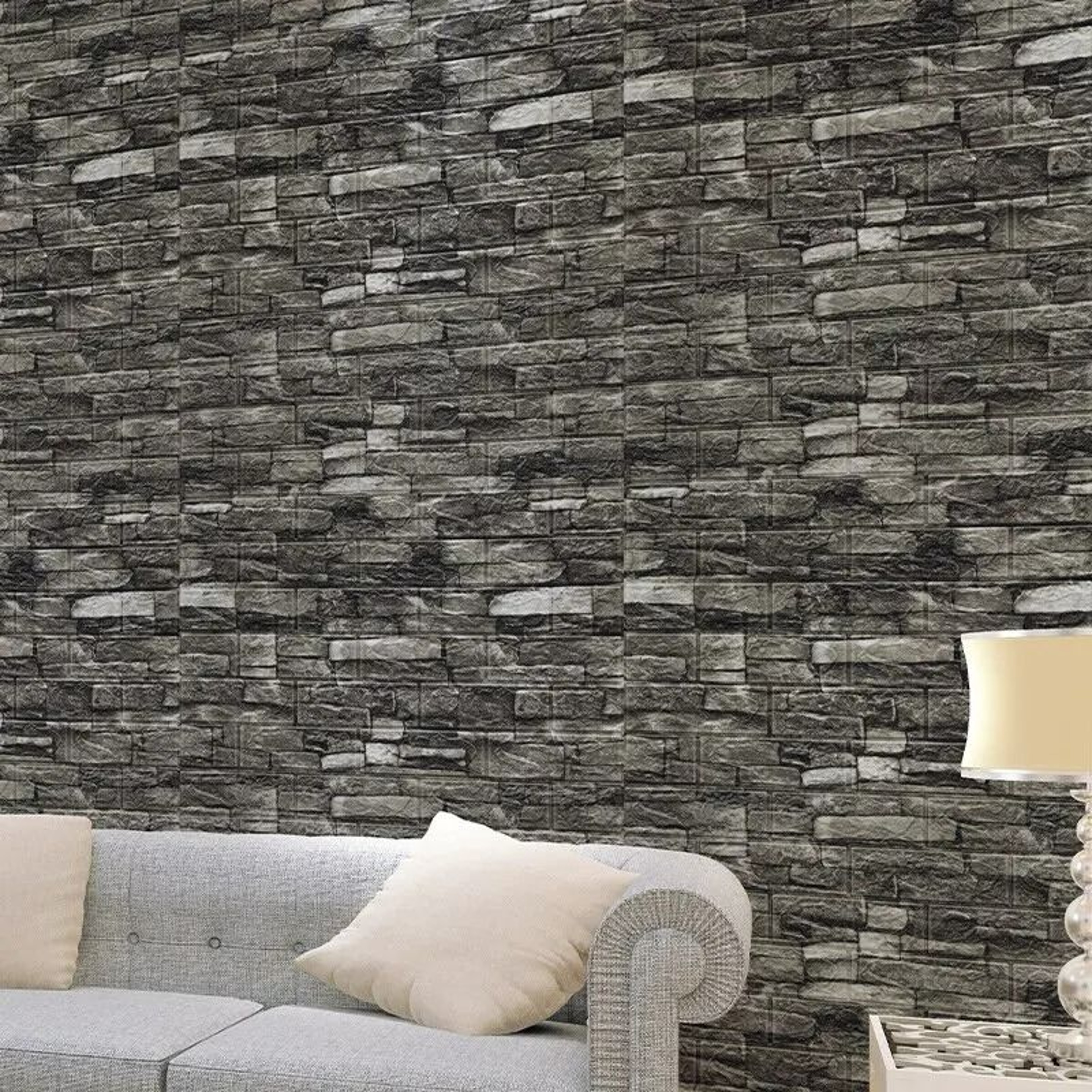 Retro Style Decorative Waterproof  MoistureProof Wallpaper Roll 2
