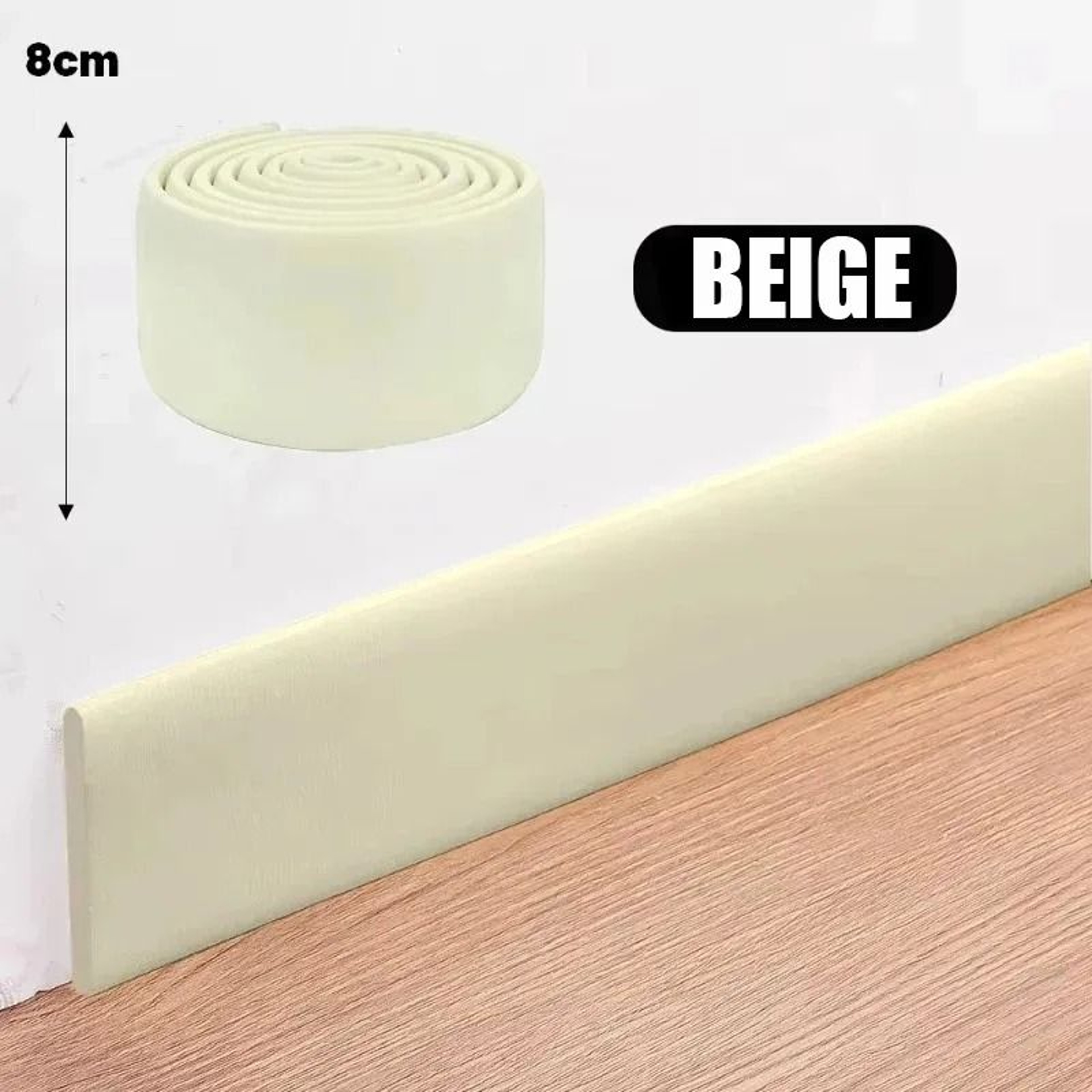 Thickened 3D SelfAdhesive Waterproof Baseboard Wall Trim Strip 7