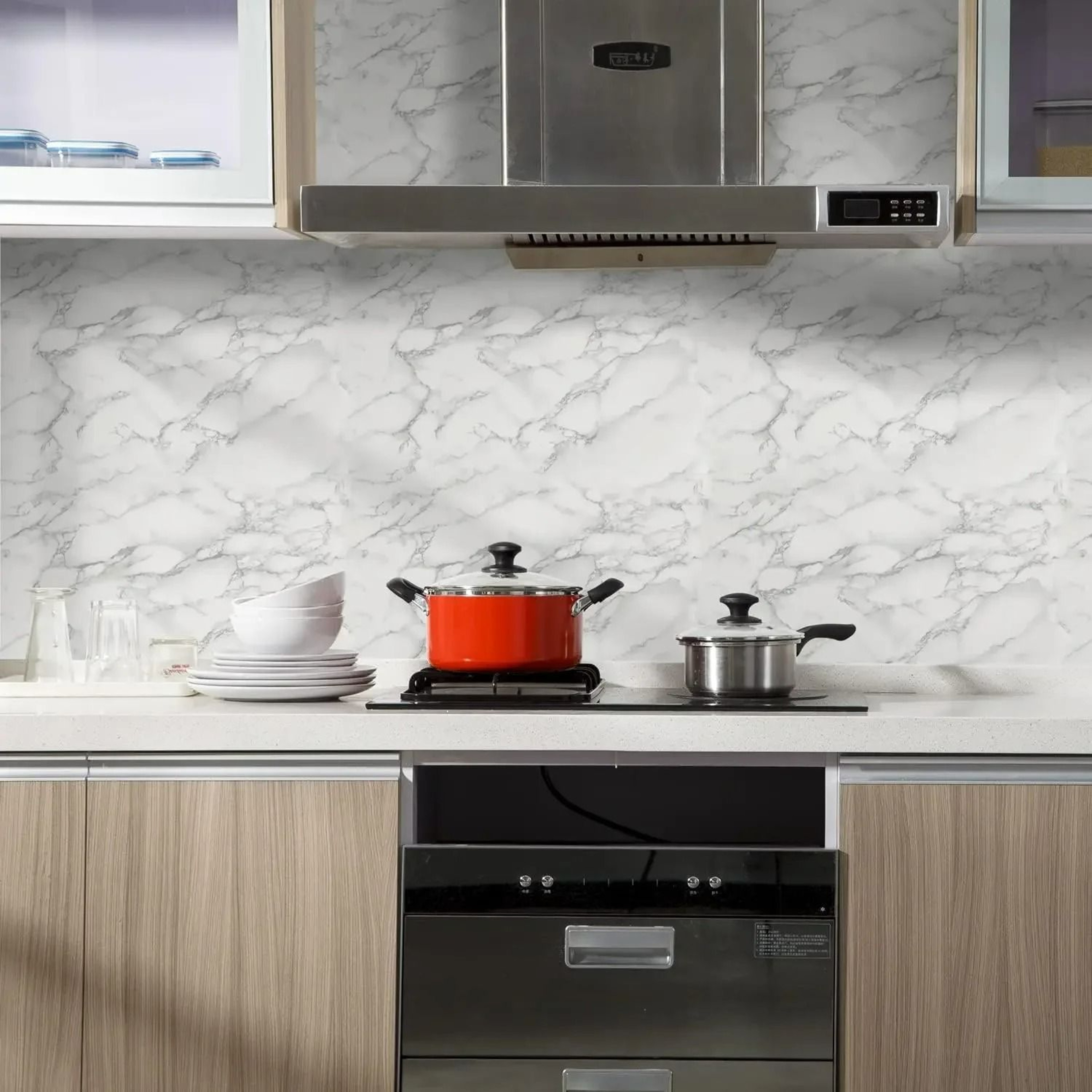 Marble SelfAdhesive PET Foil Wallpaper  Cabinet Film 3