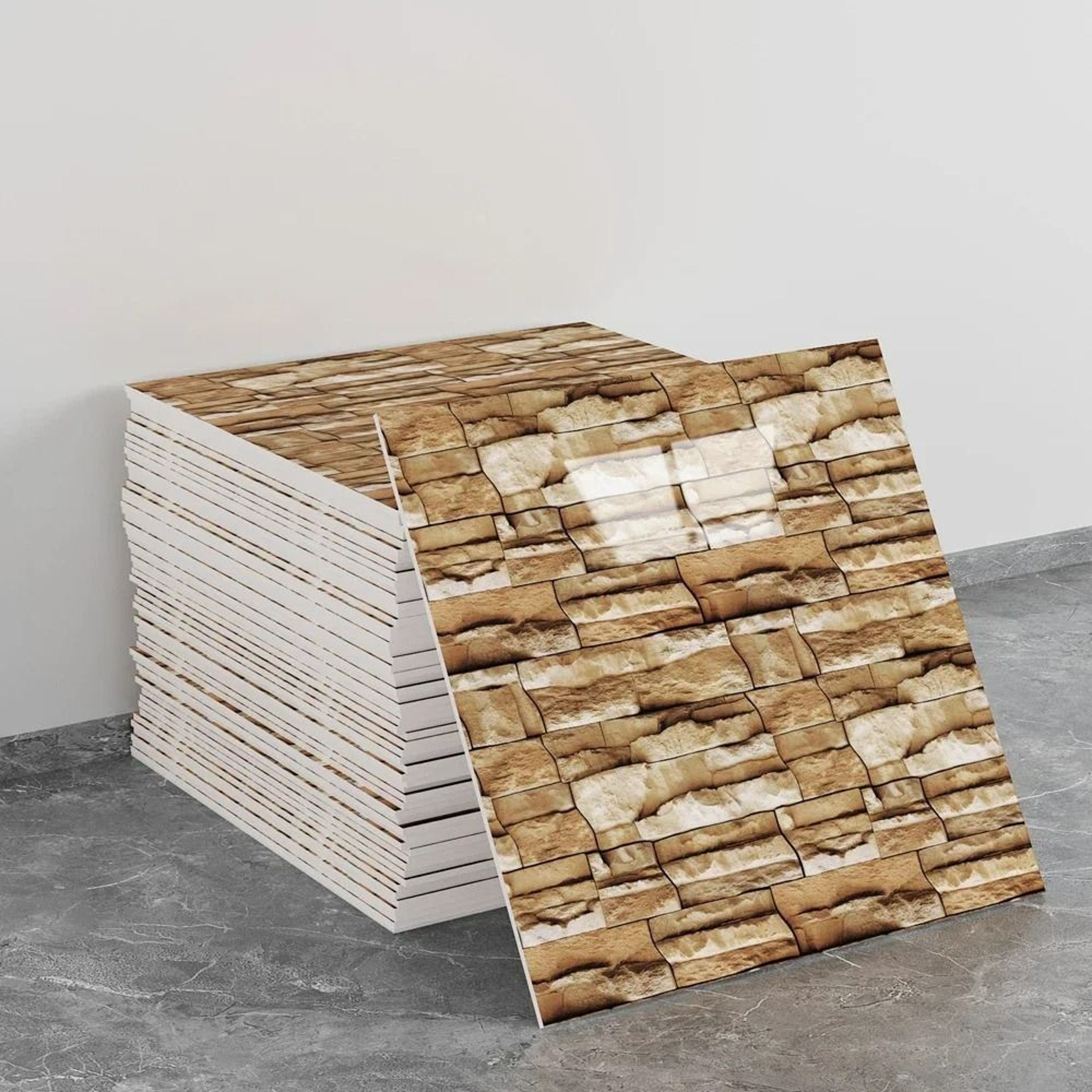 3D Retro Brick Foam SelfAdhesive Wall Tiles 7