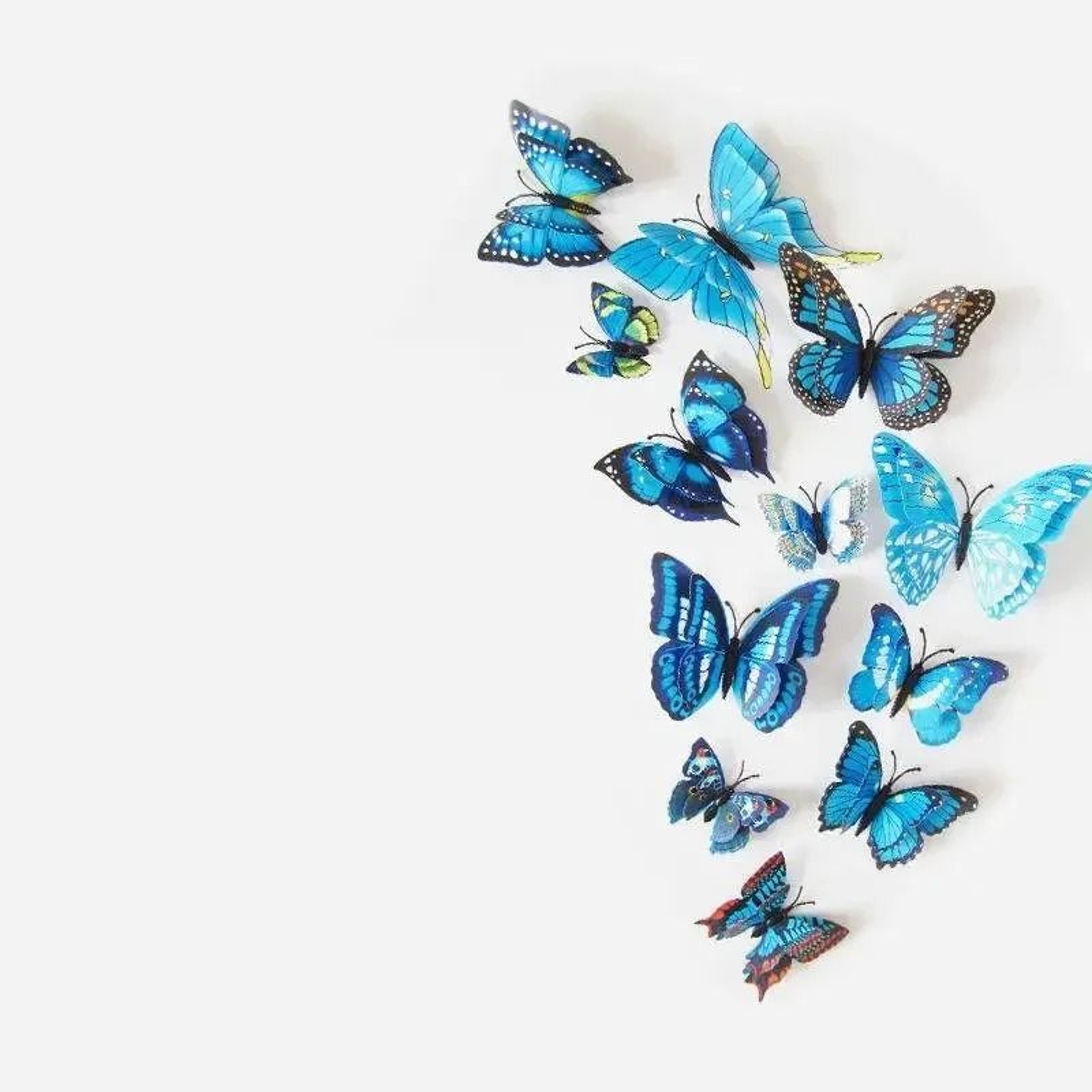 12Piece 3D Butterfly Wall Sticker  Craft Decal Set 8