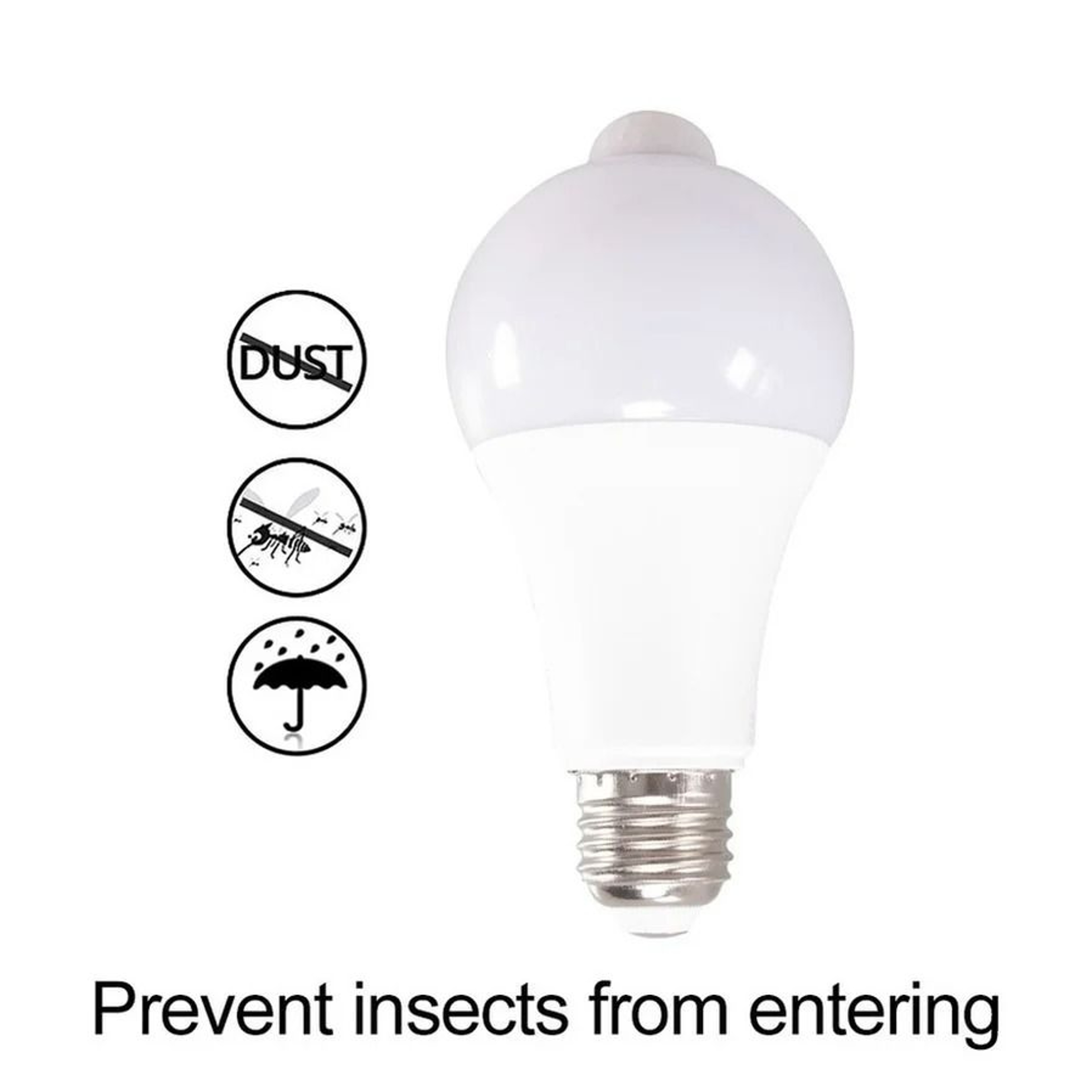 Smart E27 PIR Motion Sensor LED Light Bulb 3