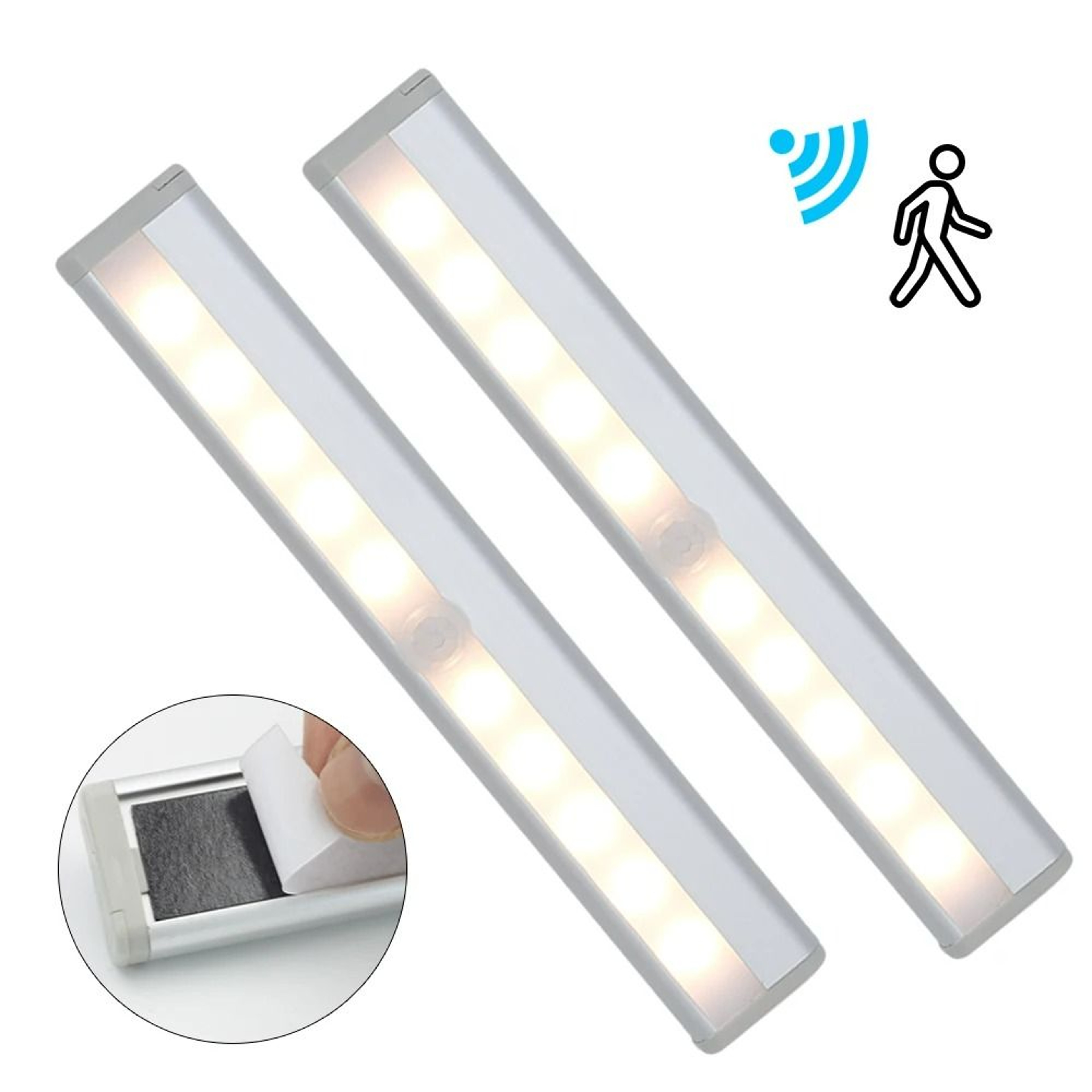 UltraThin Aluminum Motion Sensor LED UnderCabinet Light 0