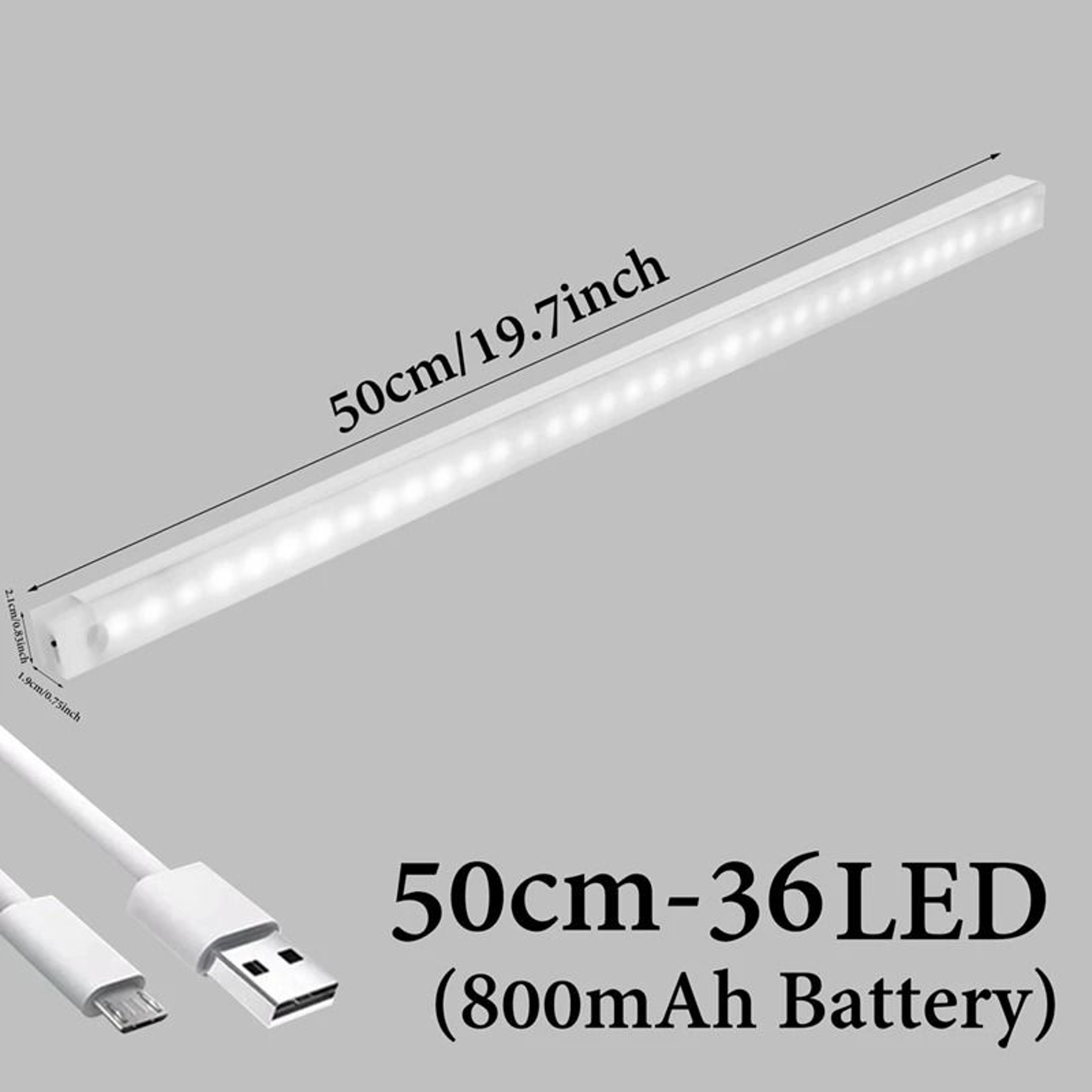 Wireless Motion Sensor LED Cabinet  Closet Light Bar 11