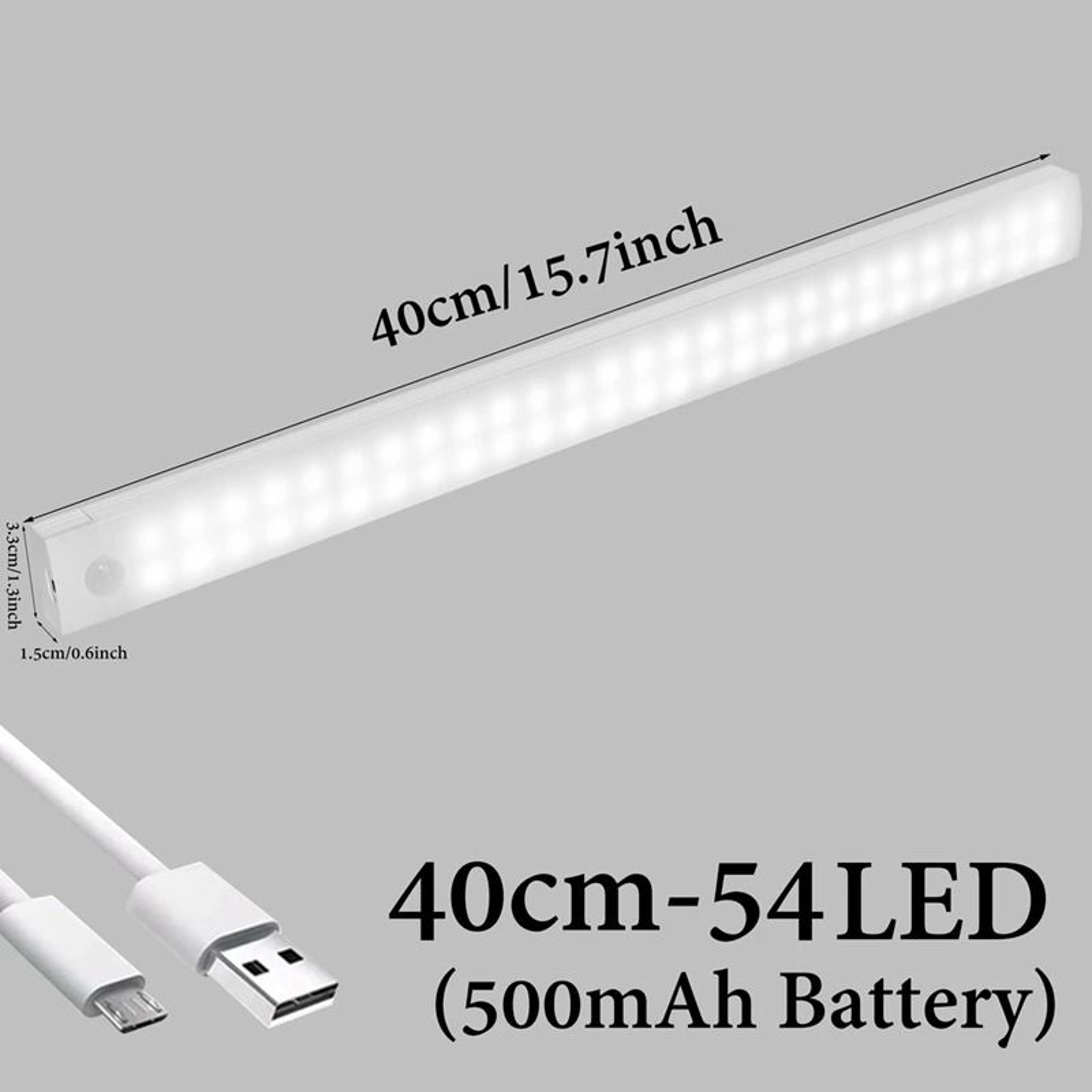Wireless Motion Sensor LED Cabinet  Closet Light Bar 14