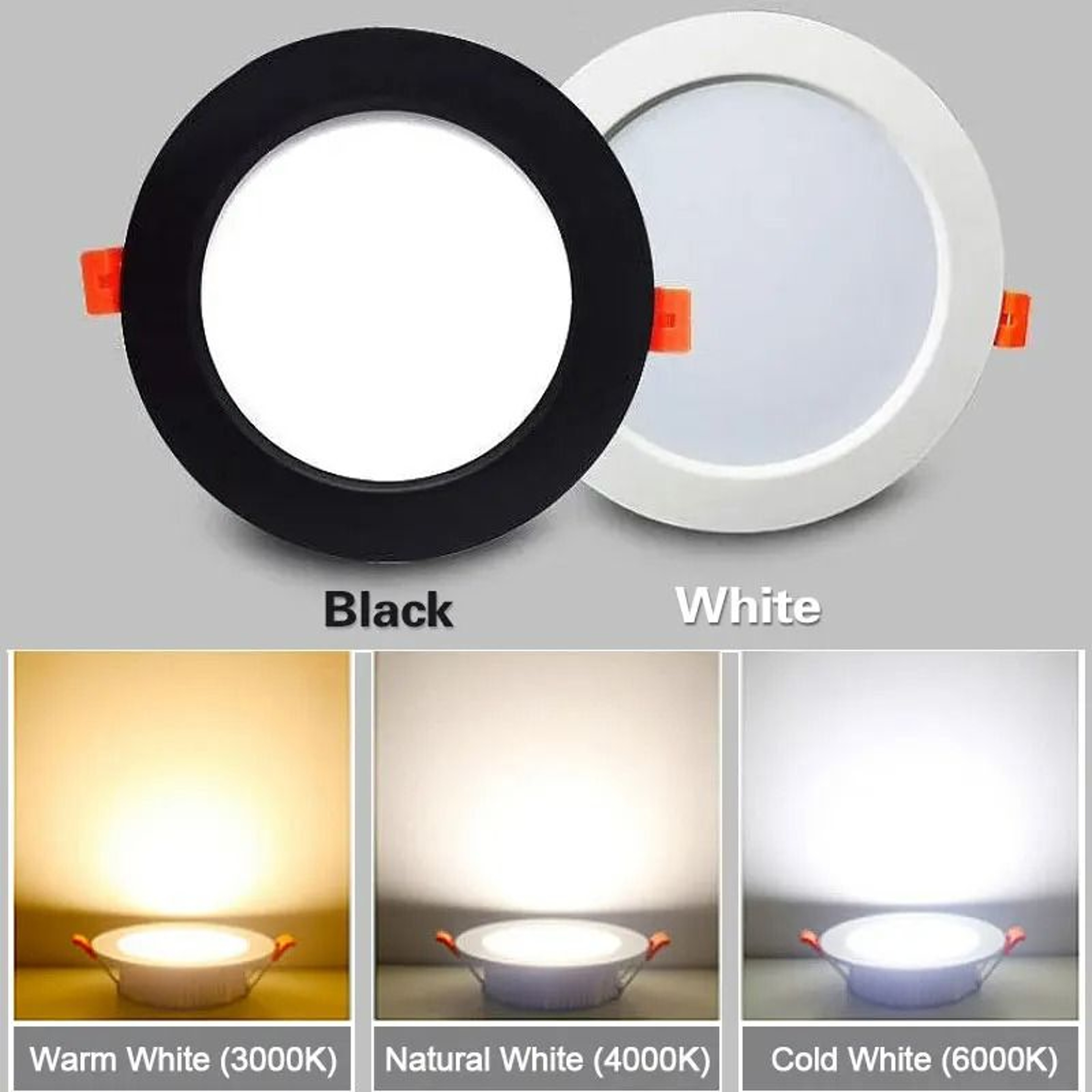 10Piece Recessed Thick Aluminum LED Downlight Pack 2