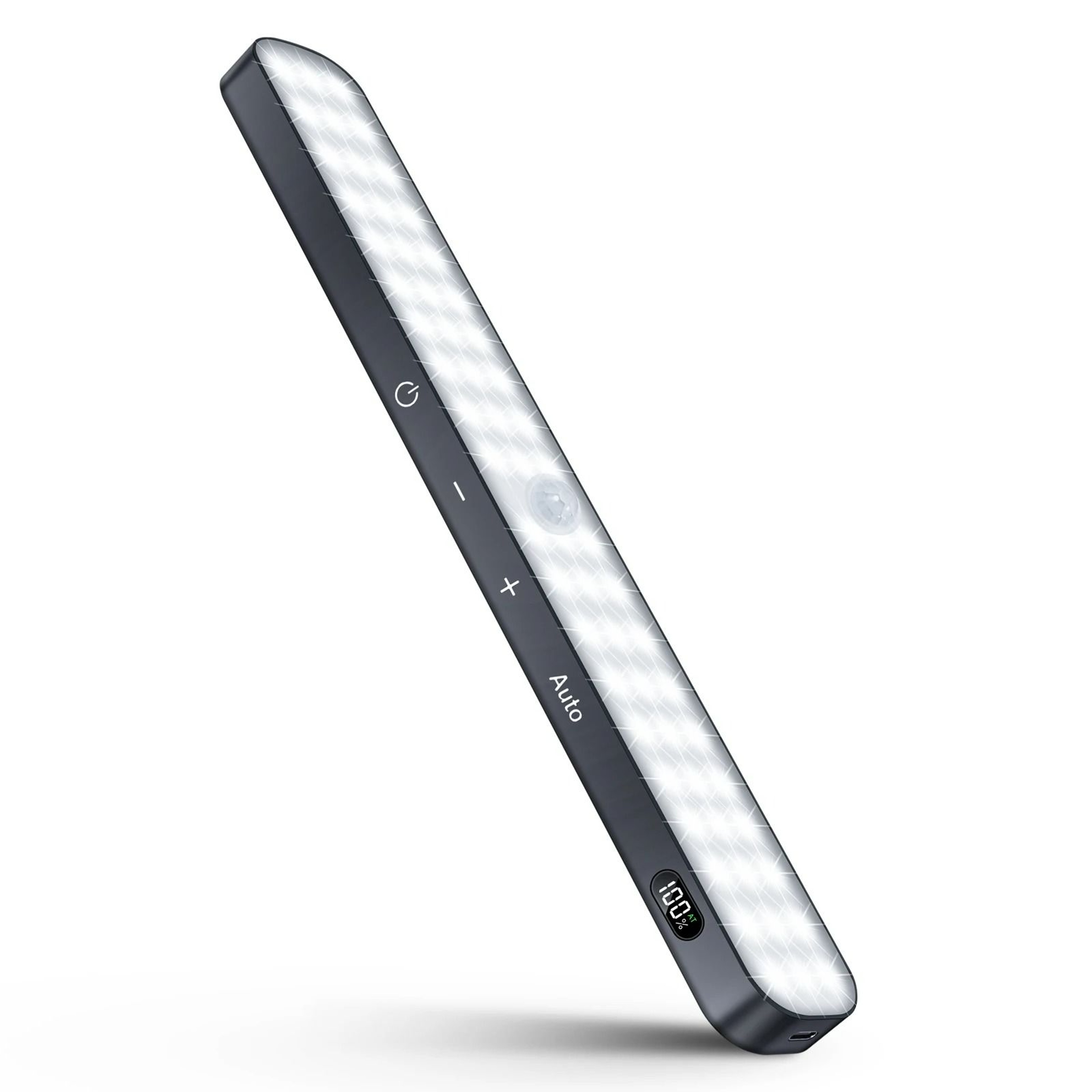 Rechargeable Motion Sensor LED Cabinet Light With LED Battery Display 6