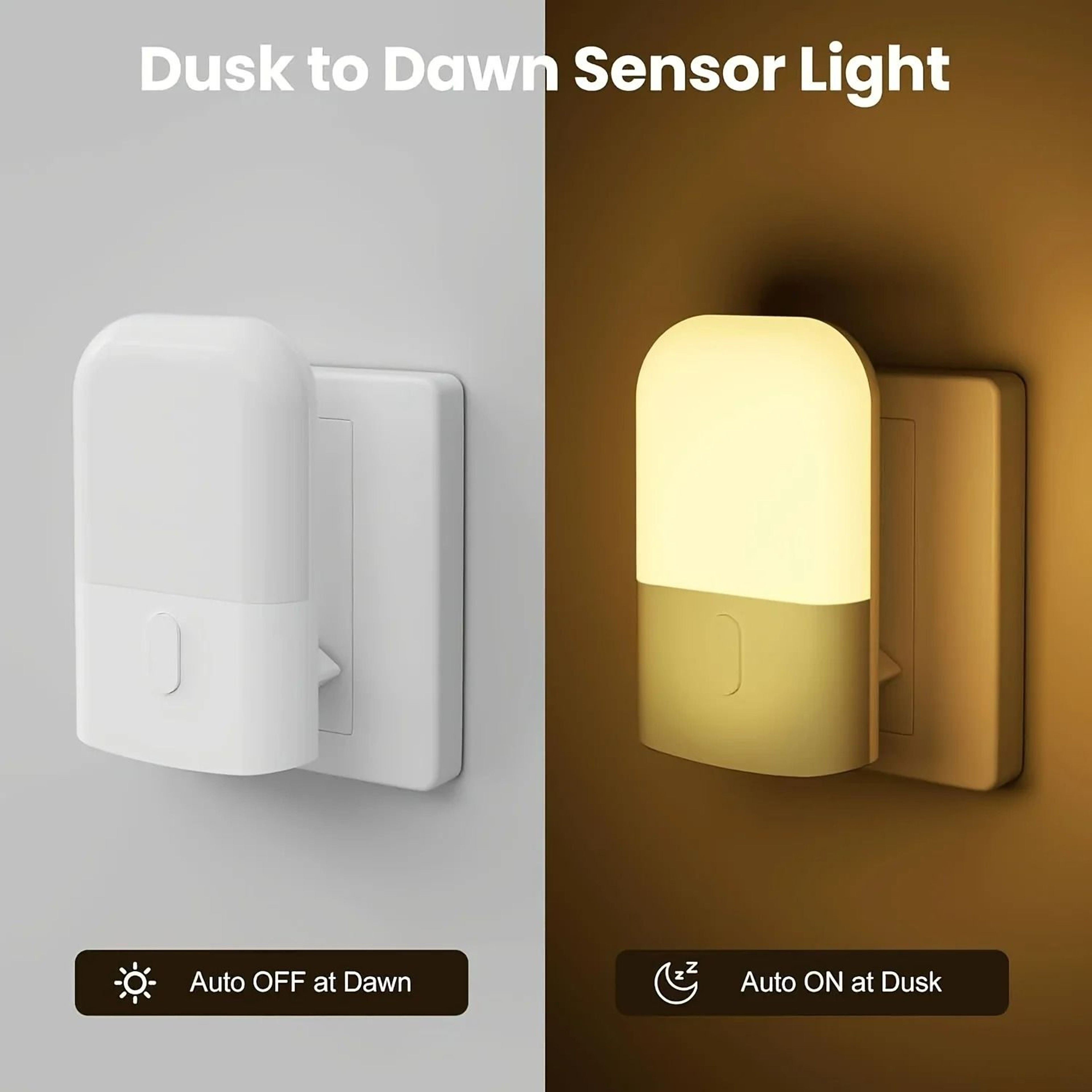 Smart Mini LED PlugIn Wall Sconce Night Light 2