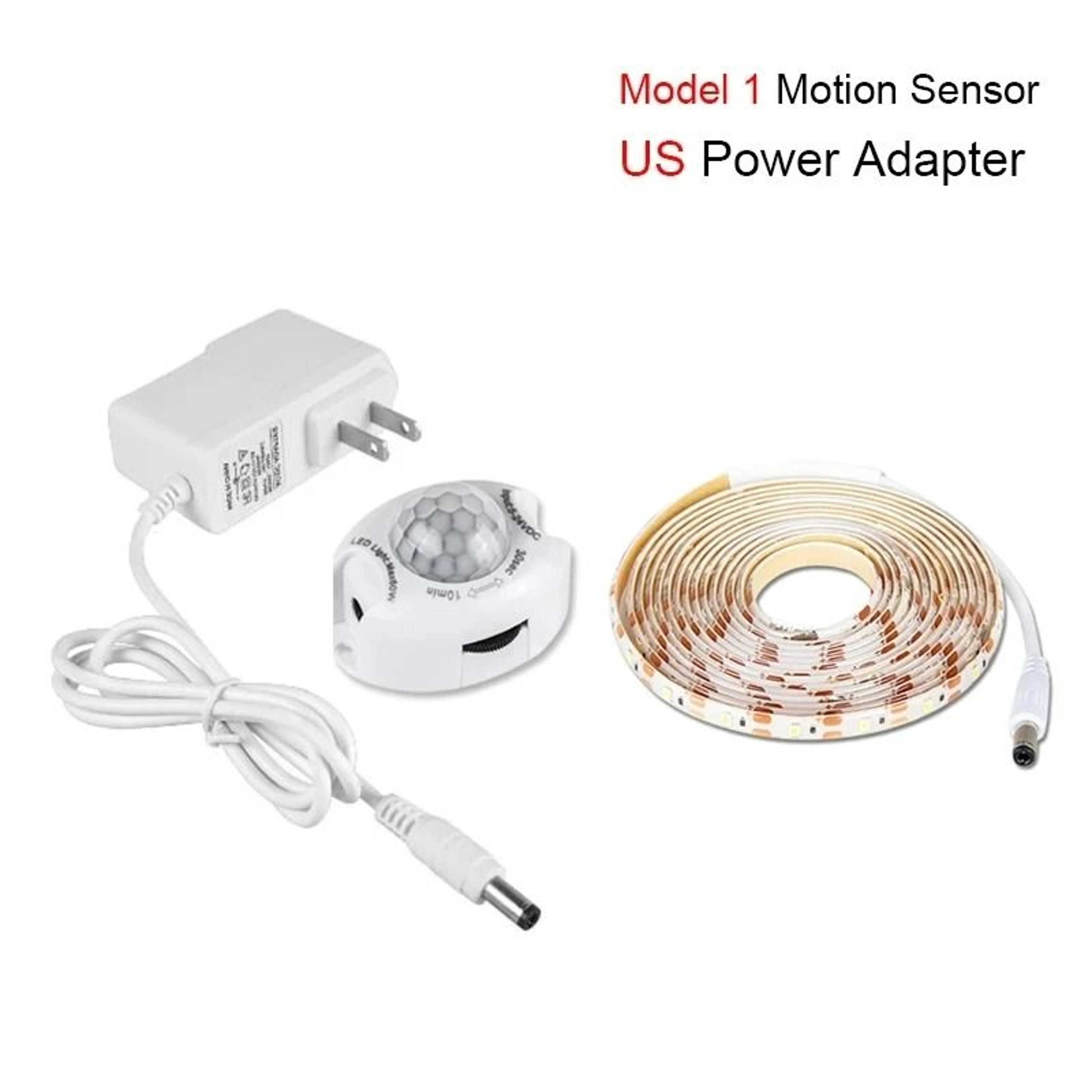 Waterproof PIR Motion Sensor LED Closet Light Strip DC 12V 6