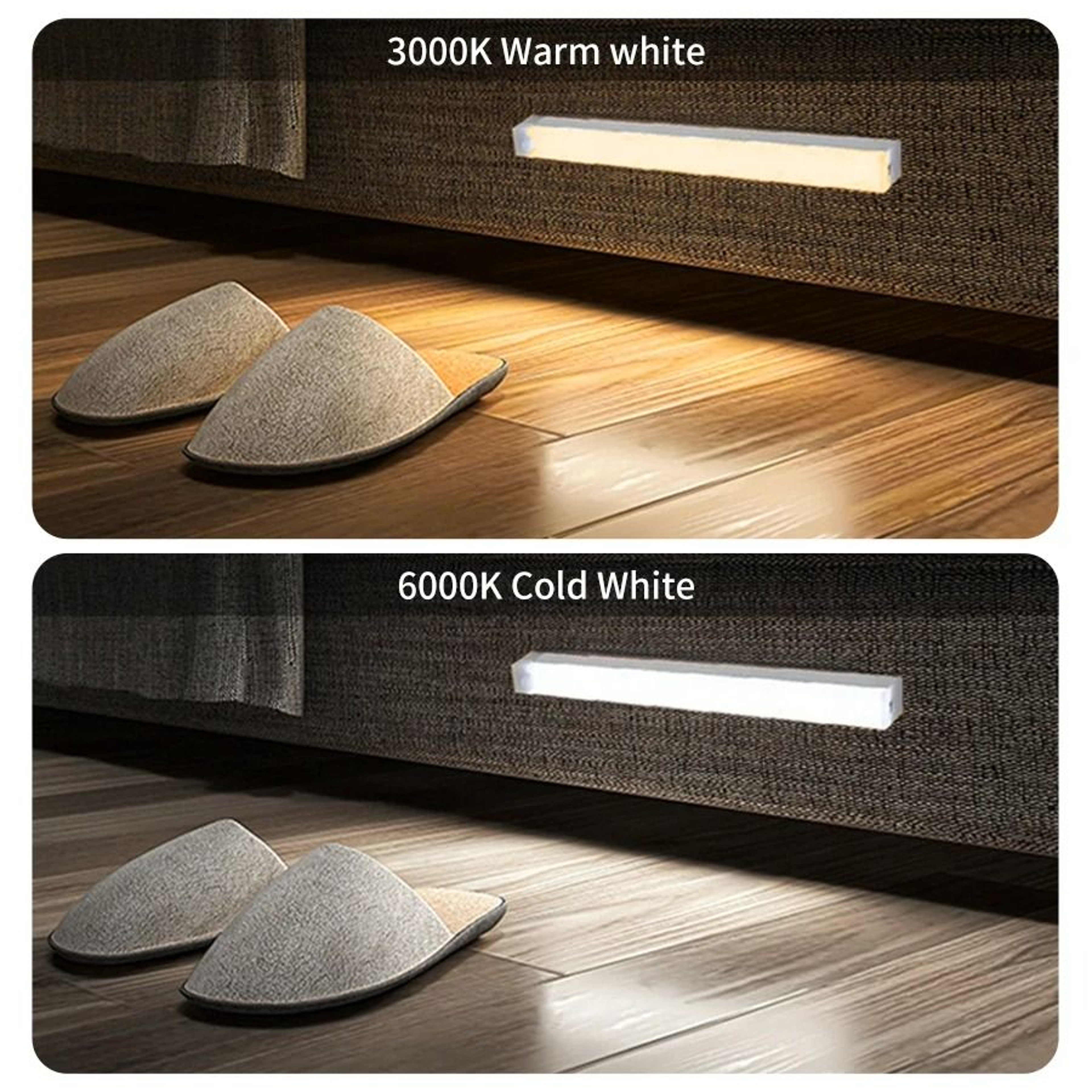 Wireless Rechargeable Motion Sensor LED Cabinet  Night Light 4