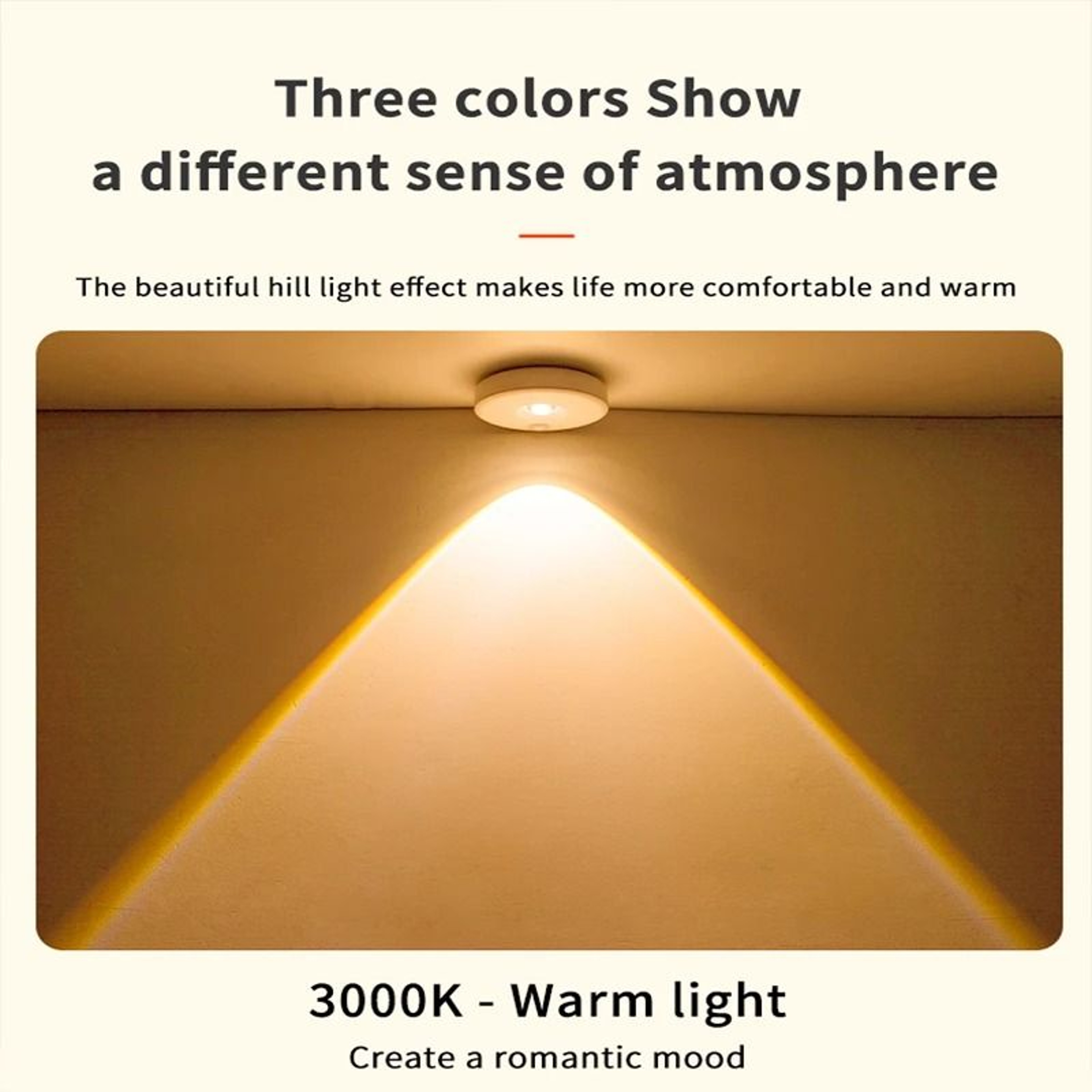6Piece 3in1 Motion Sensor LED Spotlight Pack 4