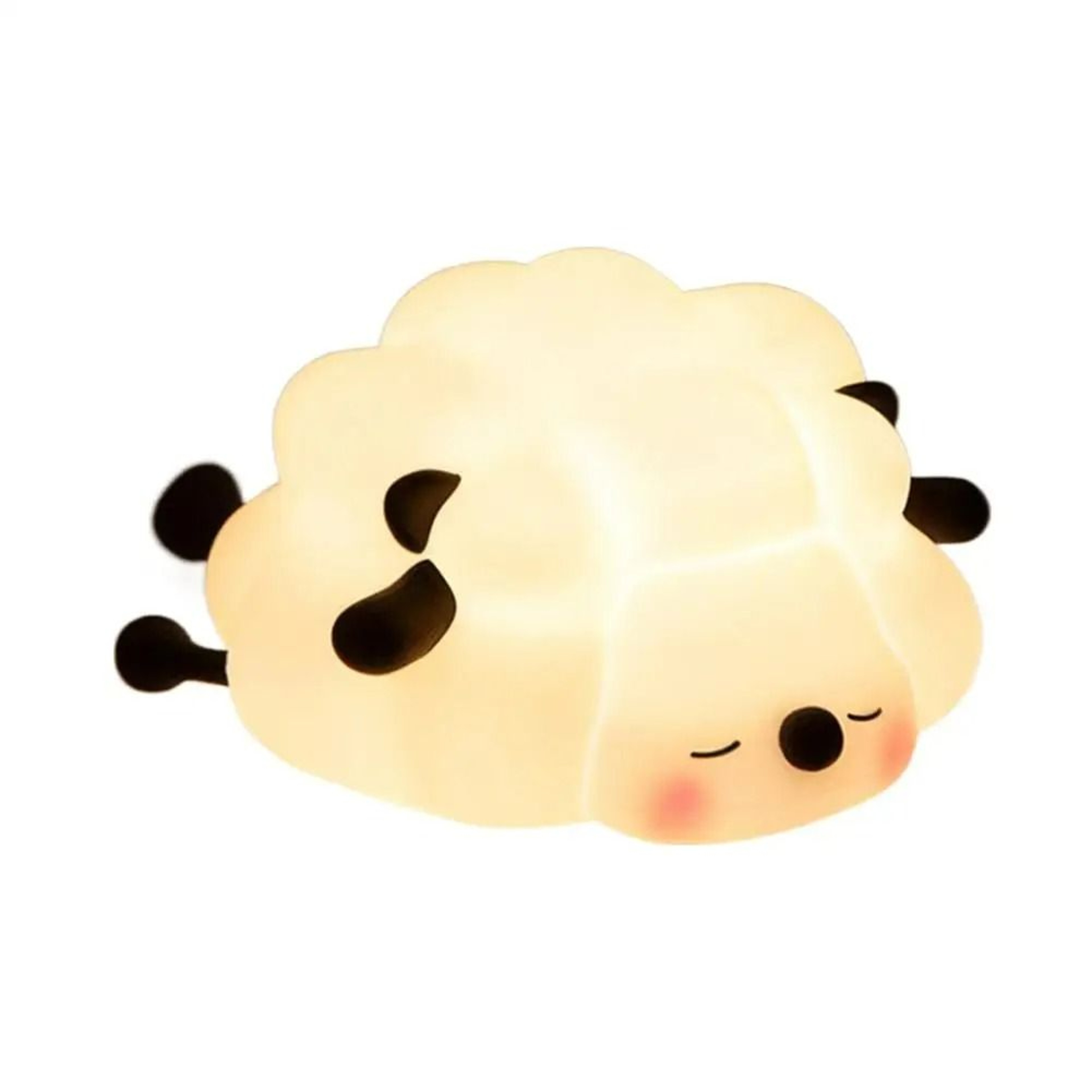 Cute Big Face Rabbit Soft Silicone LED Night Light 7