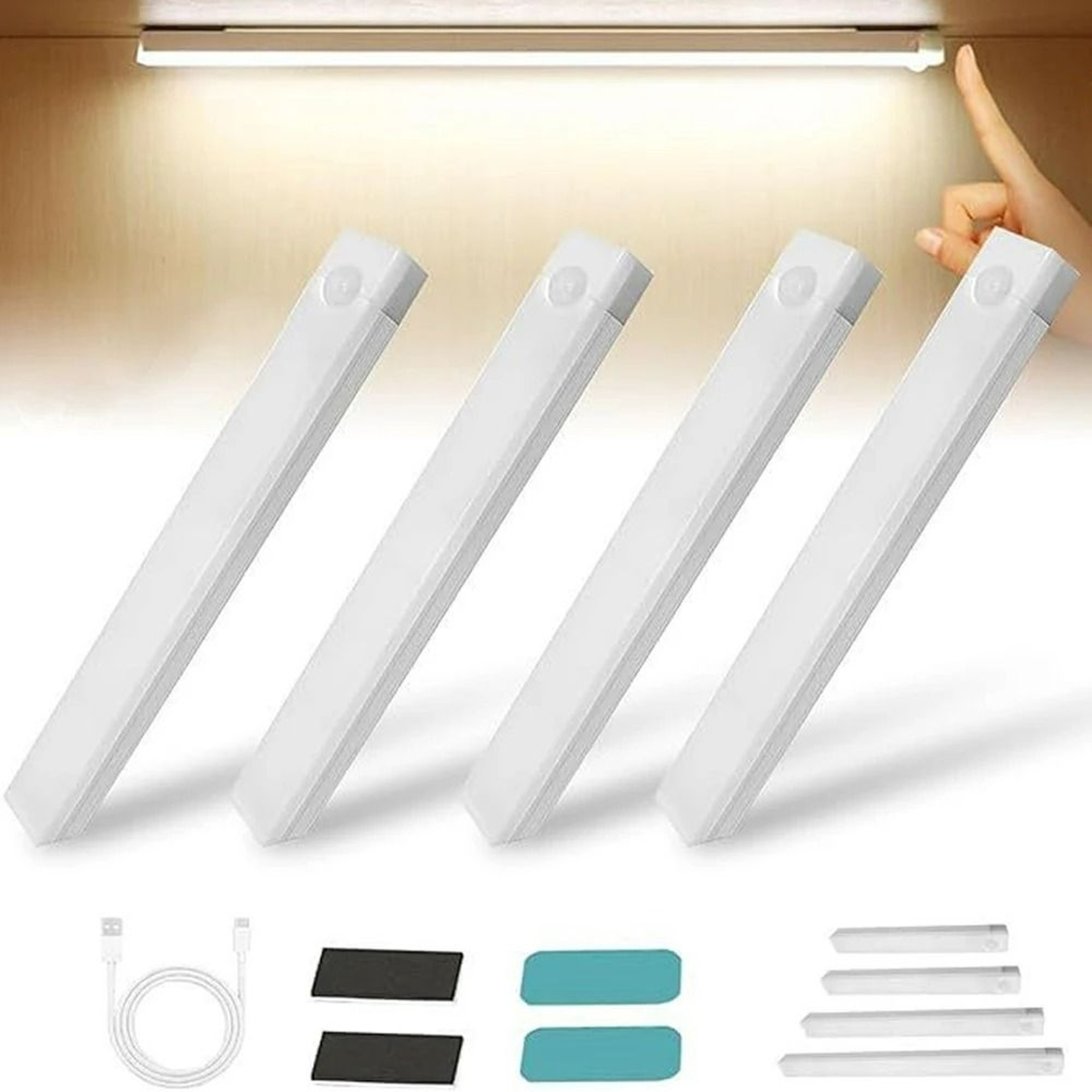 Wireless Rechargeable Magnetic Motion Sensor LED Light Bar 0