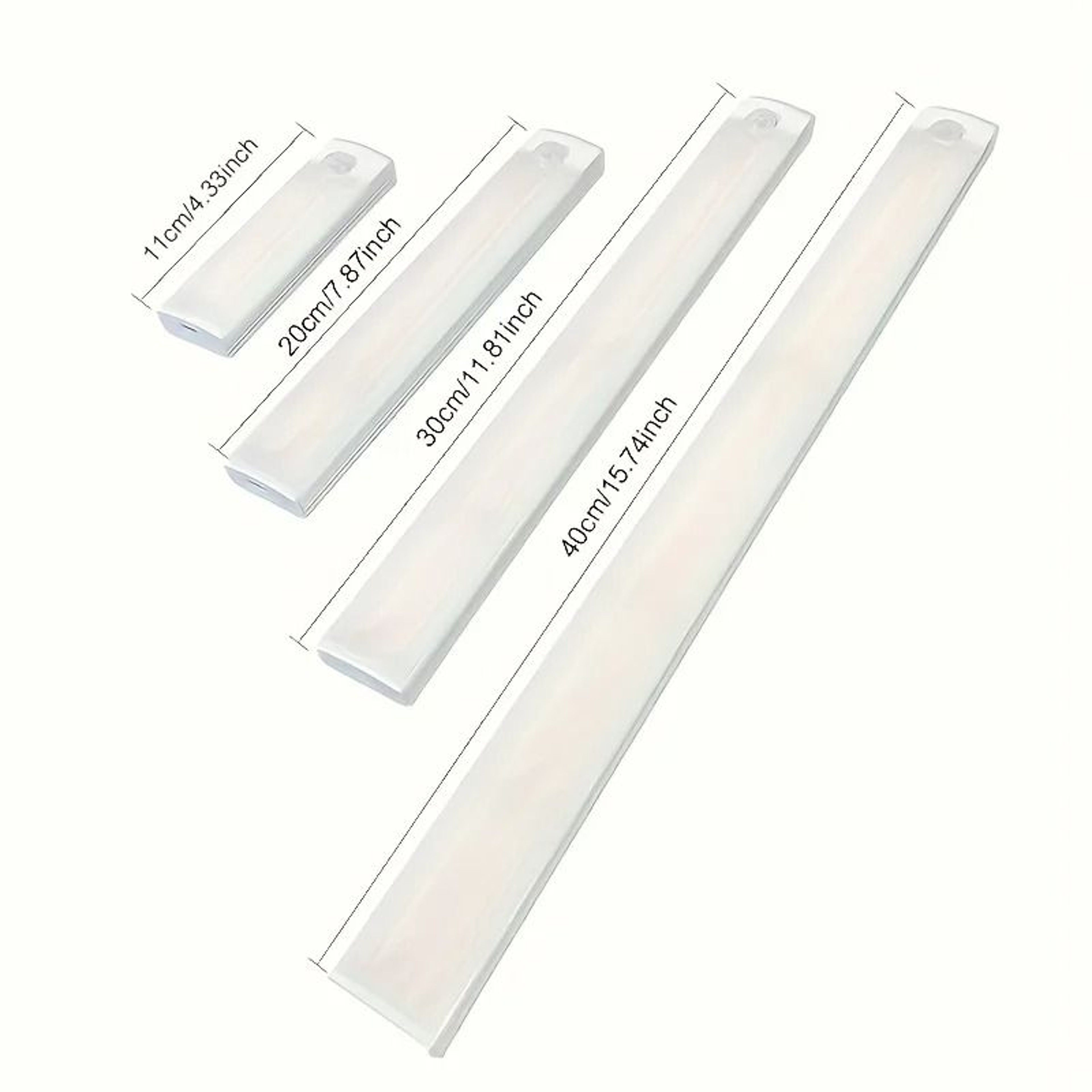 USB Rechargeable Motion Sensor LED UnderCabinet Light Bar 4