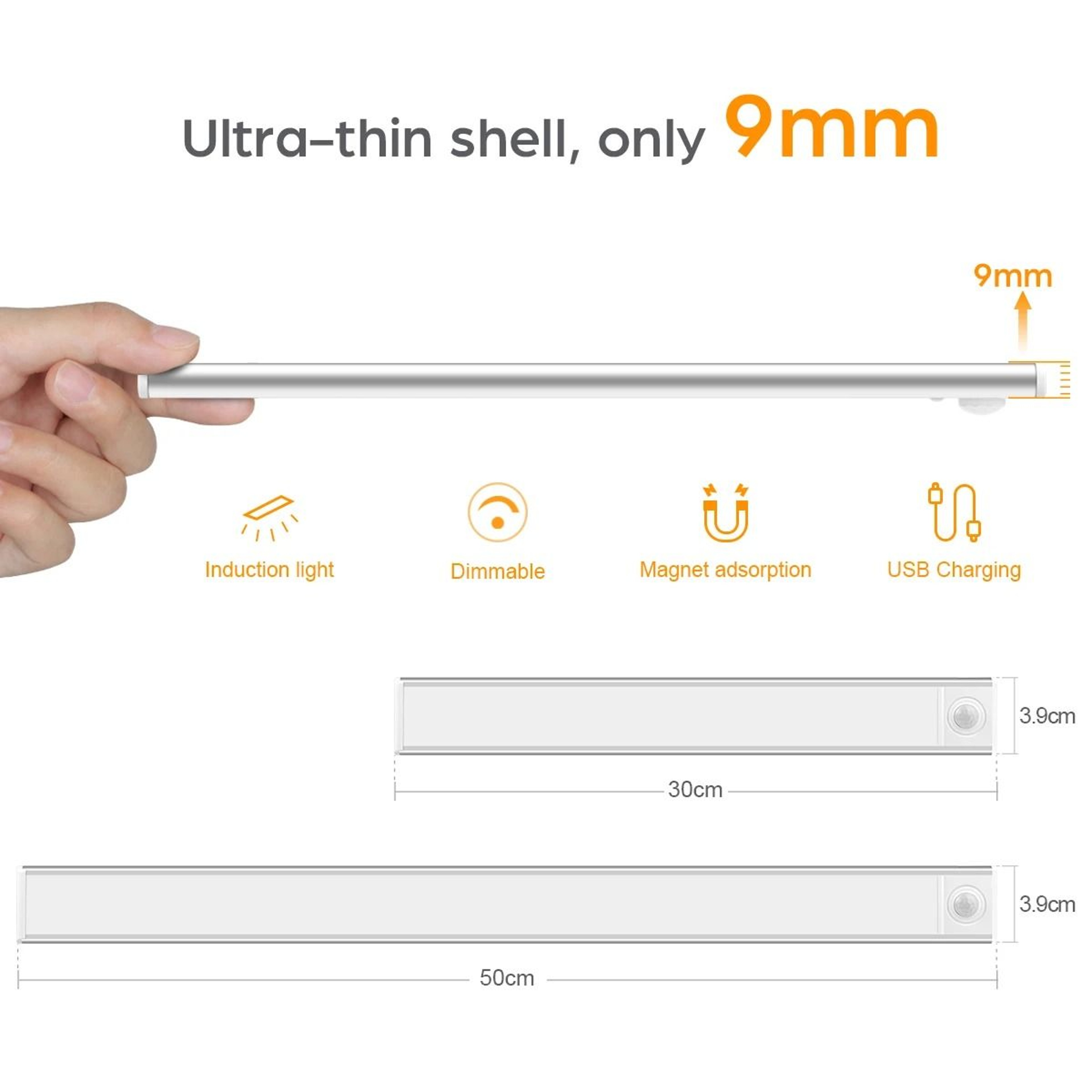 Dimmable Wireless Motion Sensor LED Cabinet Light Bar 2