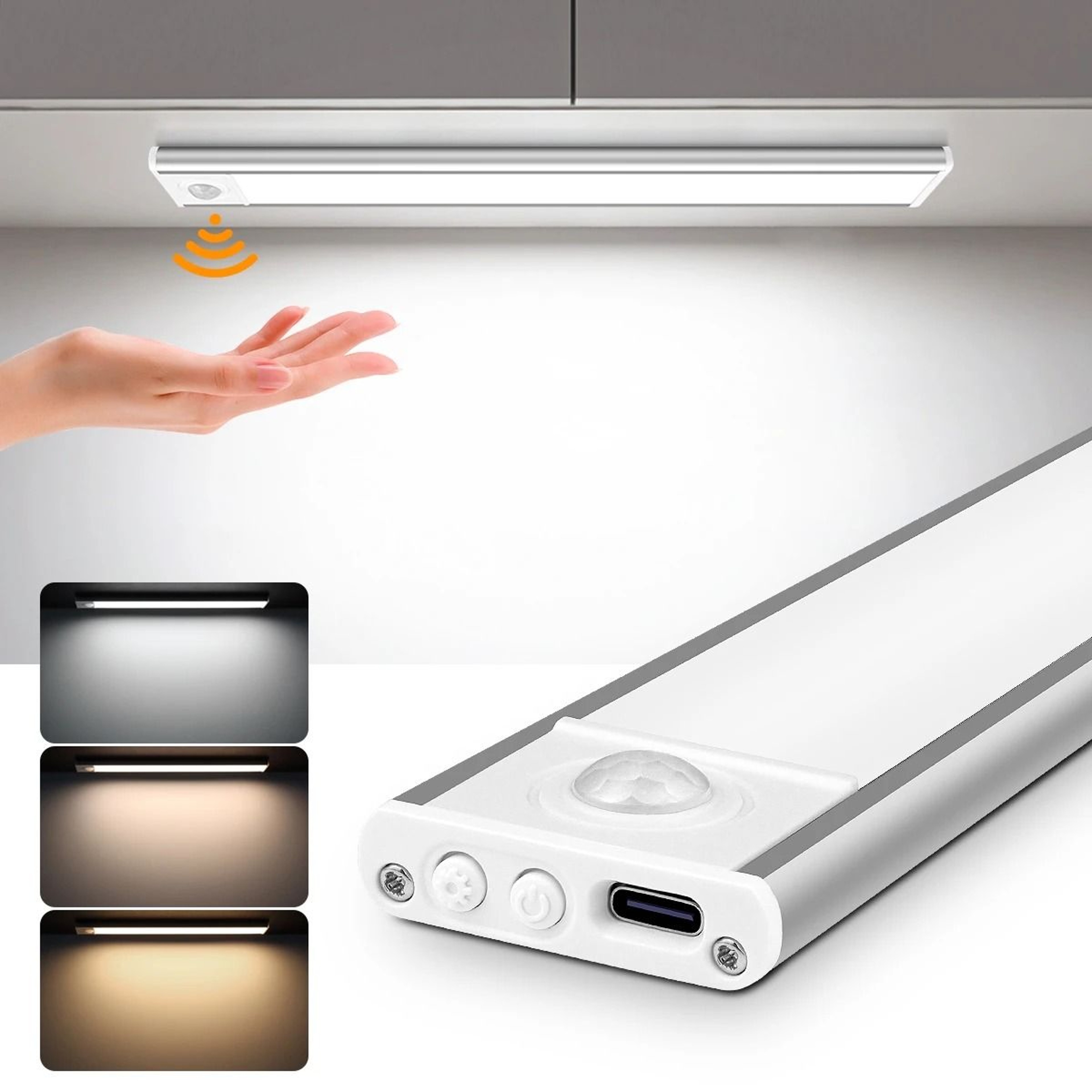 Dimmable Wireless Motion Sensor LED Cabinet Light Bar 1
