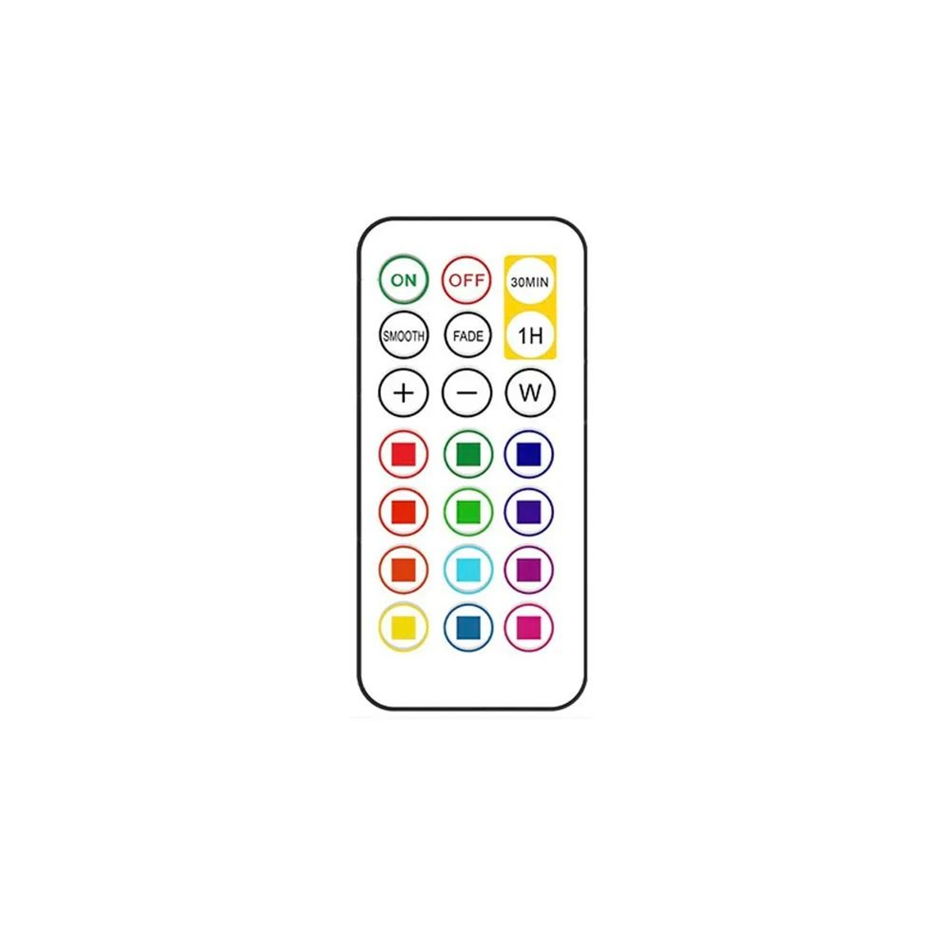 Wireless RGBW LED Puck Lights With Remote Control 7