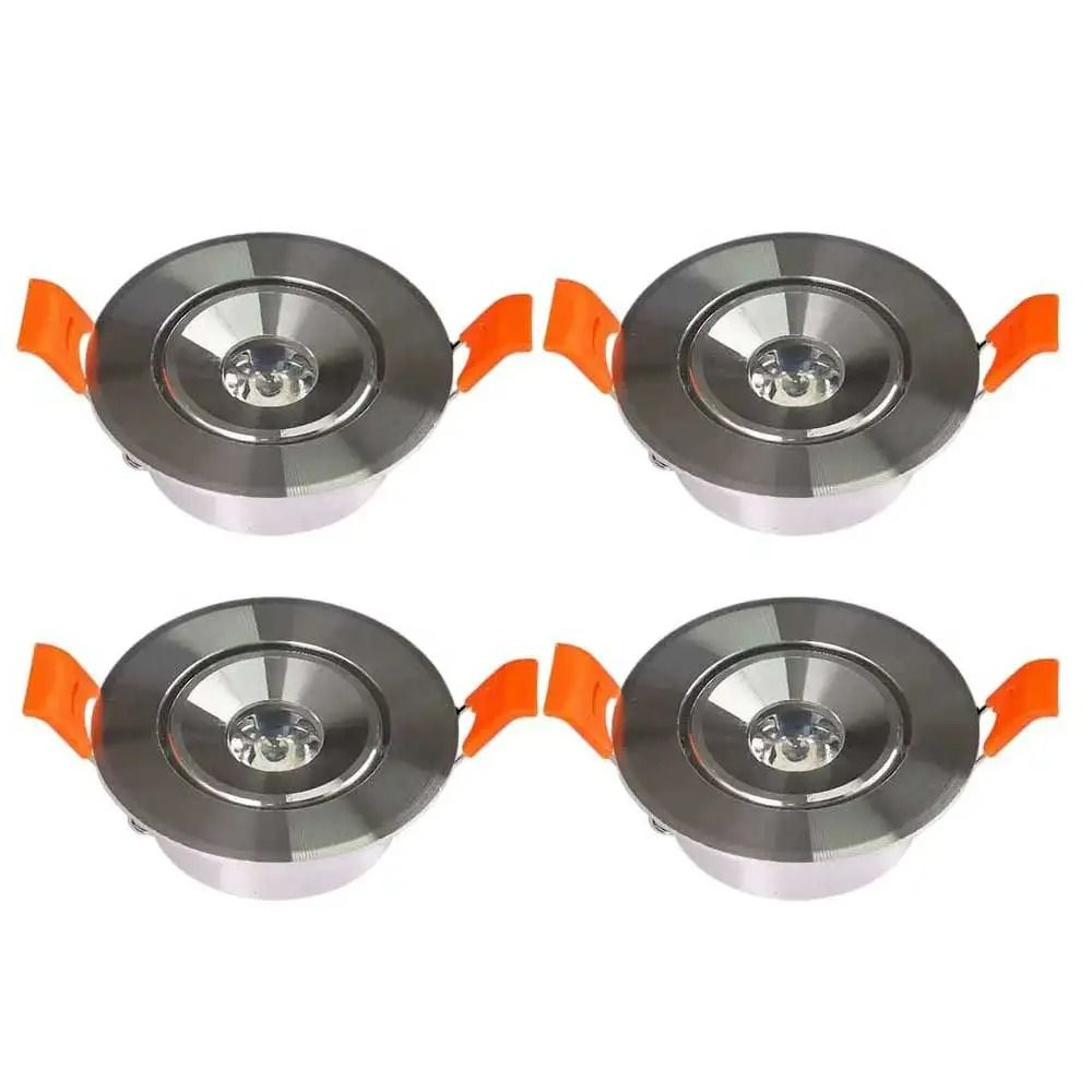 4Pack DC 12V Recessed LED Puck Lights 3W For 50mm55mm Cutout 1