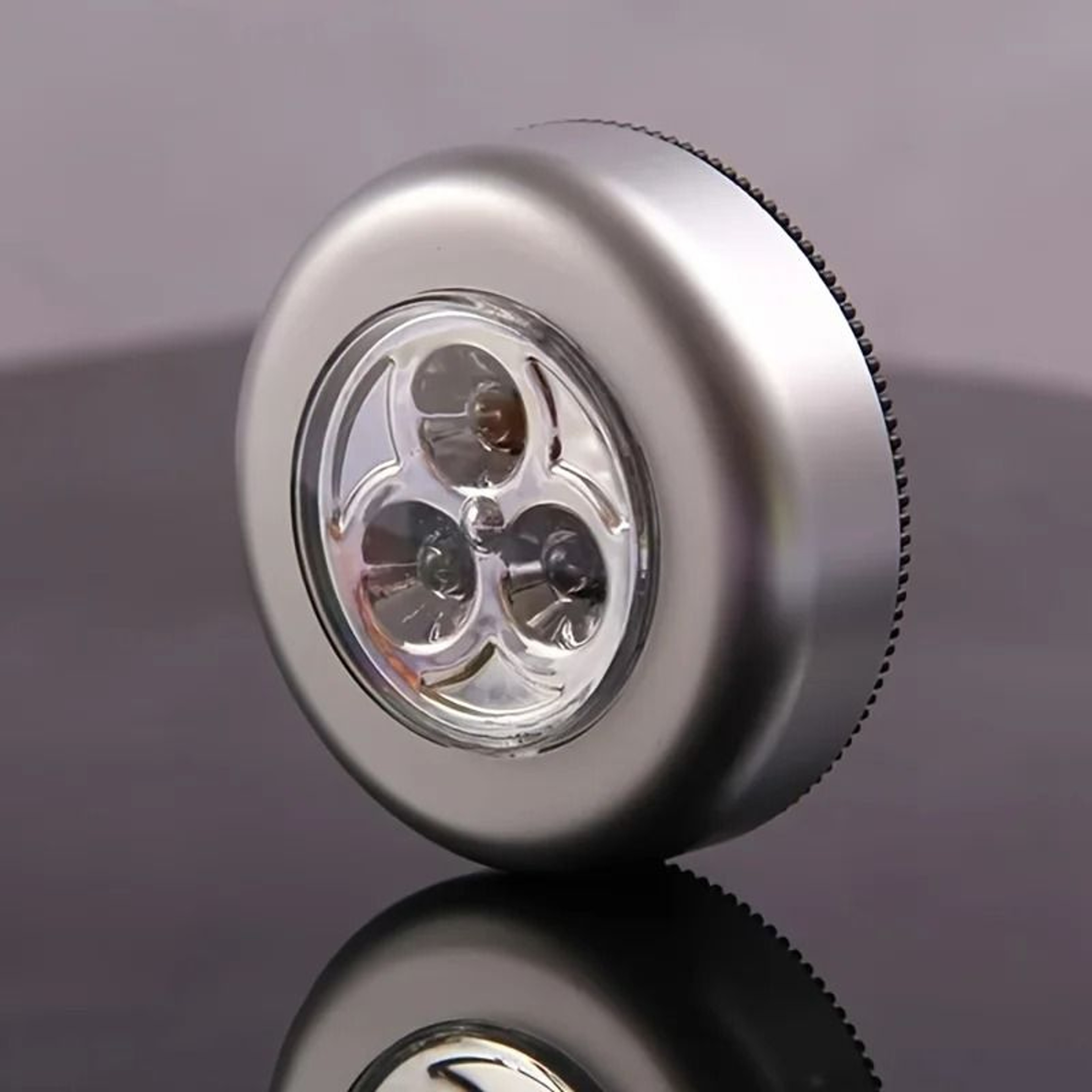10 Pack Mini SelfAdhesive LED Push Lights BatteryOperated Cabinet Night Lamp Set 0