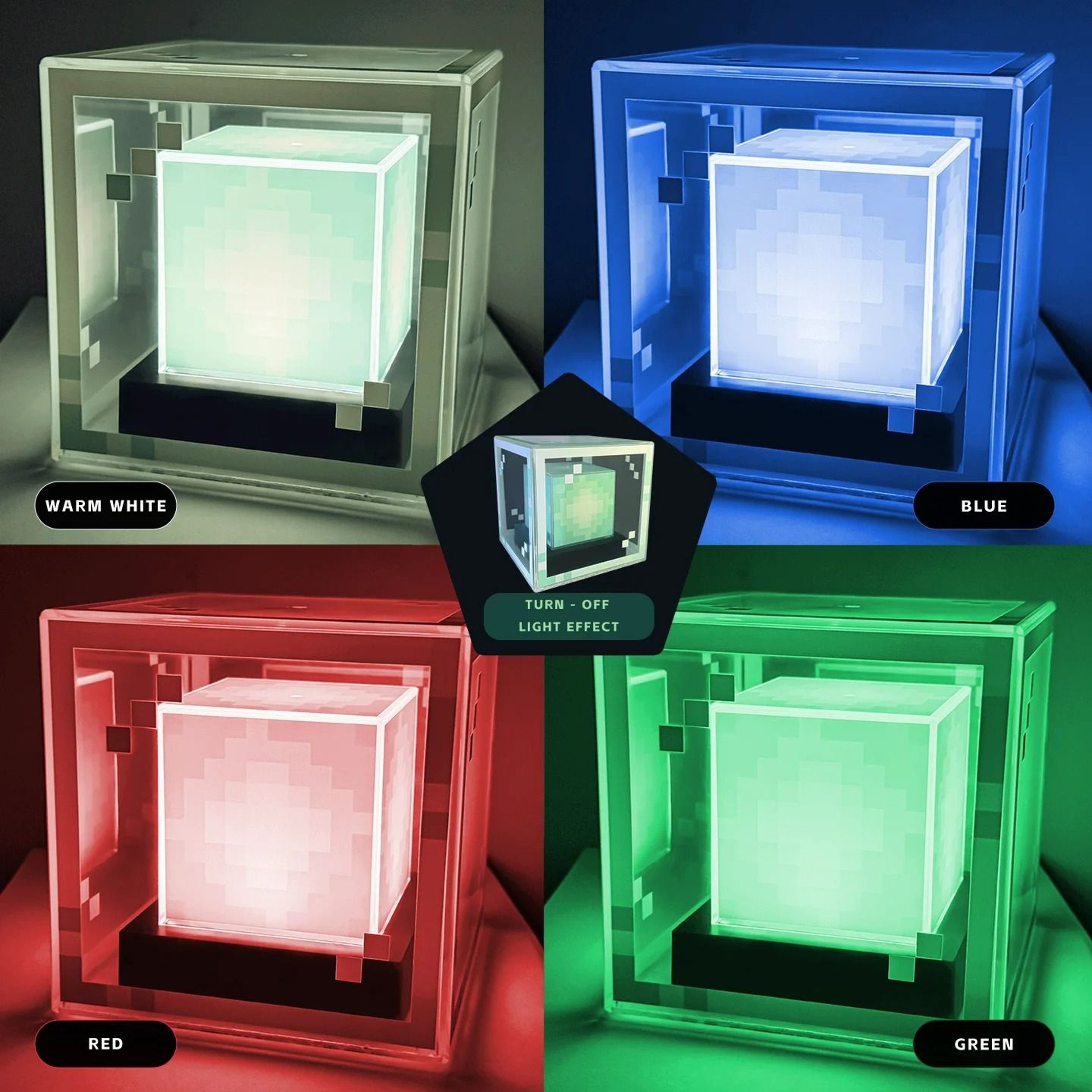 PixelStyle Beacon Lamp Desktop Night Light Game Setup Atmosphere Ornament 1