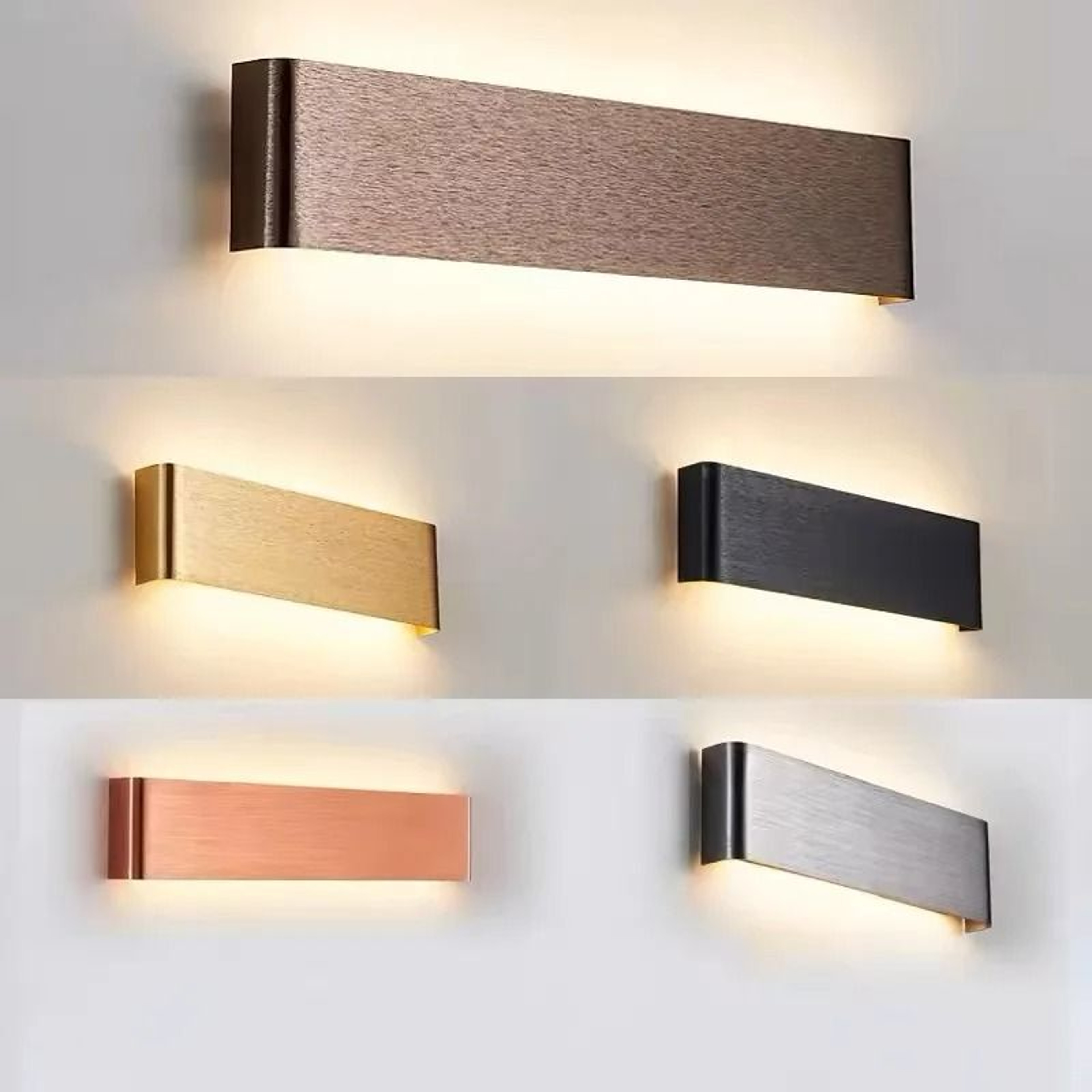 Modern LED Indoor Wall Sconce Fixture Decorative Linear Wall Lamp 0