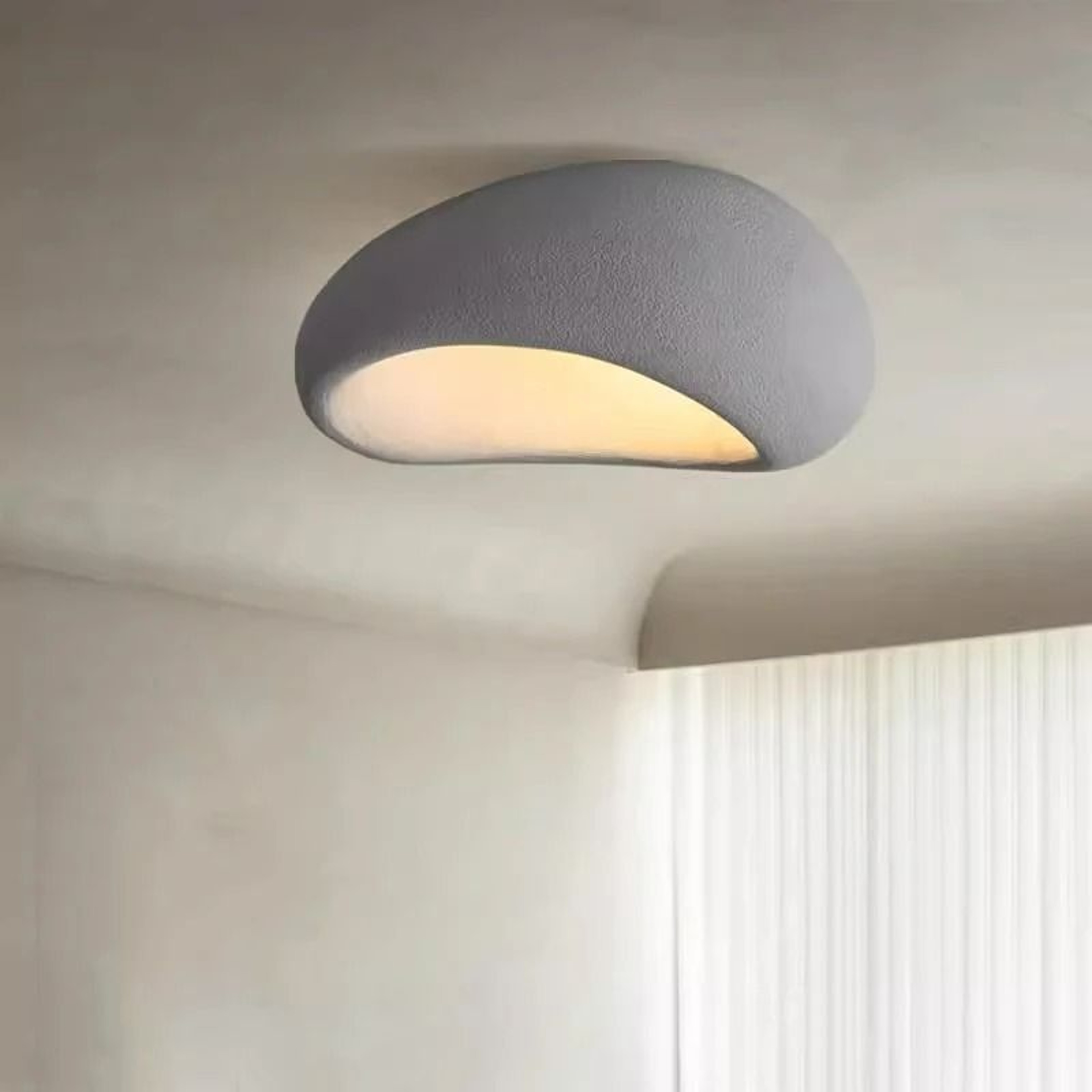 Japanese WabiSabi LED Ceiling Light Creative Bird Nest Pendant Lamp 2