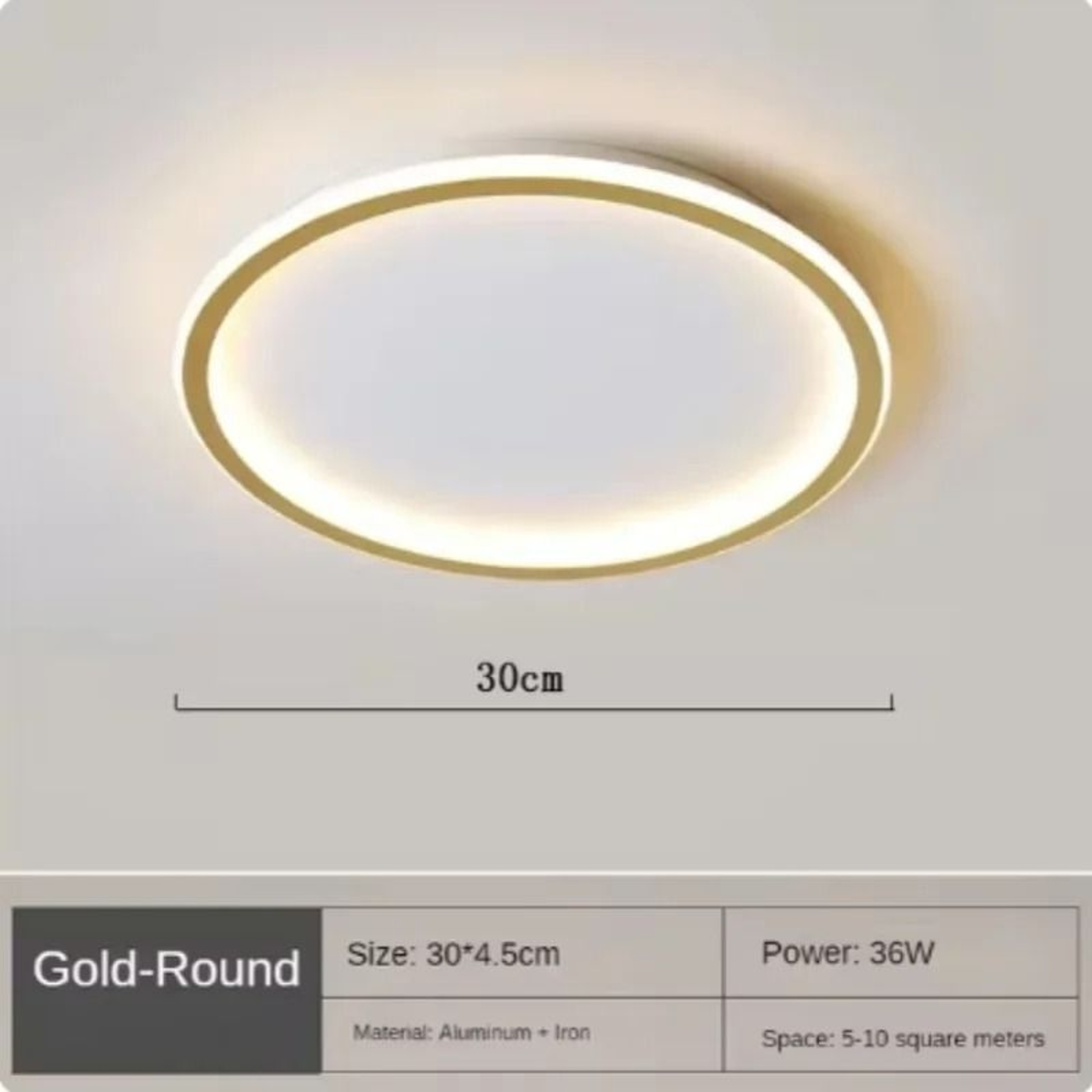 Nordic Minimalist Circular LED Ceiling Light Fixture 8