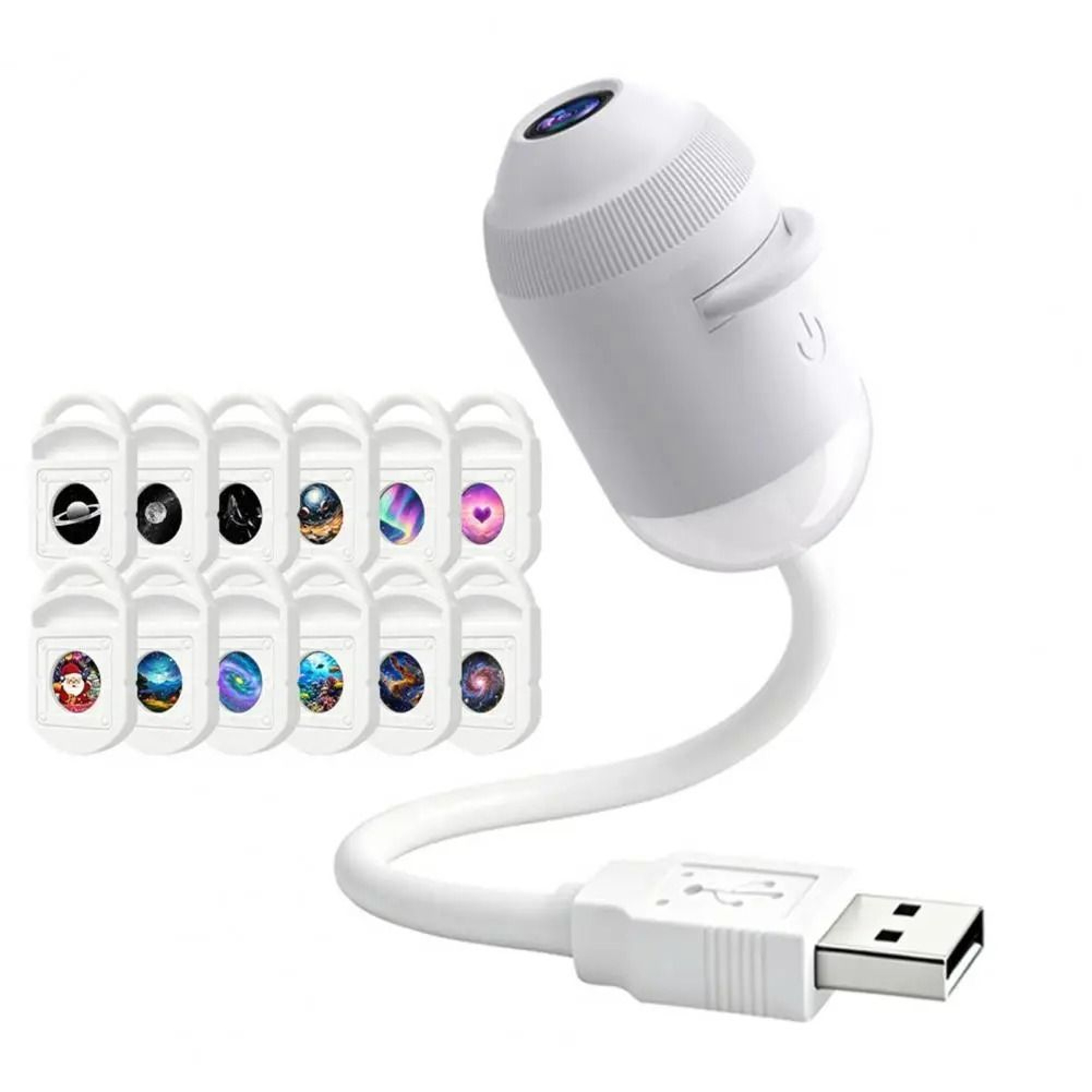 USB 2in1 Starry Sky Projector  Touch Control Night Light 8