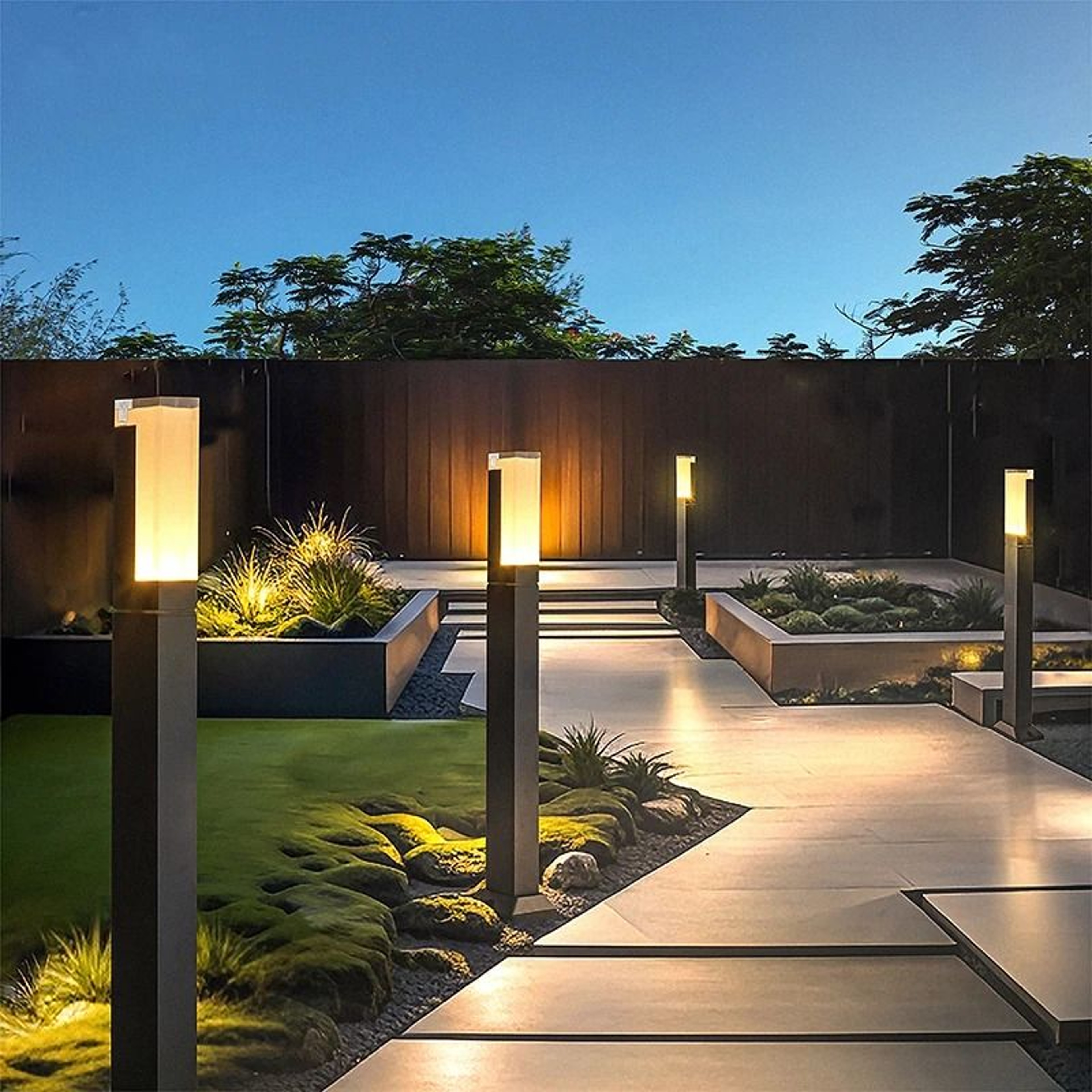 Modern Minimalist Aluminum Outdoor LED Lawn  Landscape Light 3