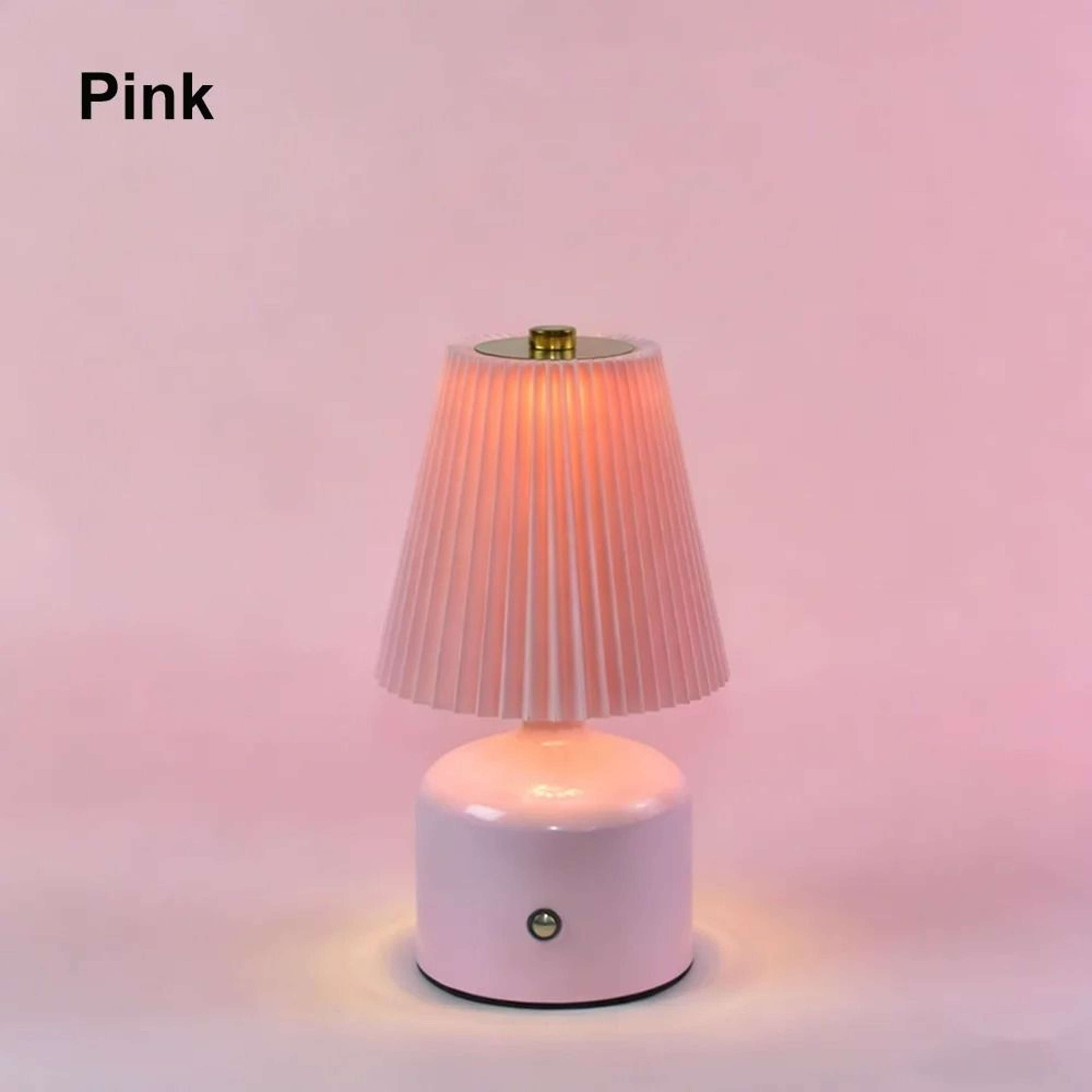 Bedroom Fabric Shade LED Night Light Table Lamp 8