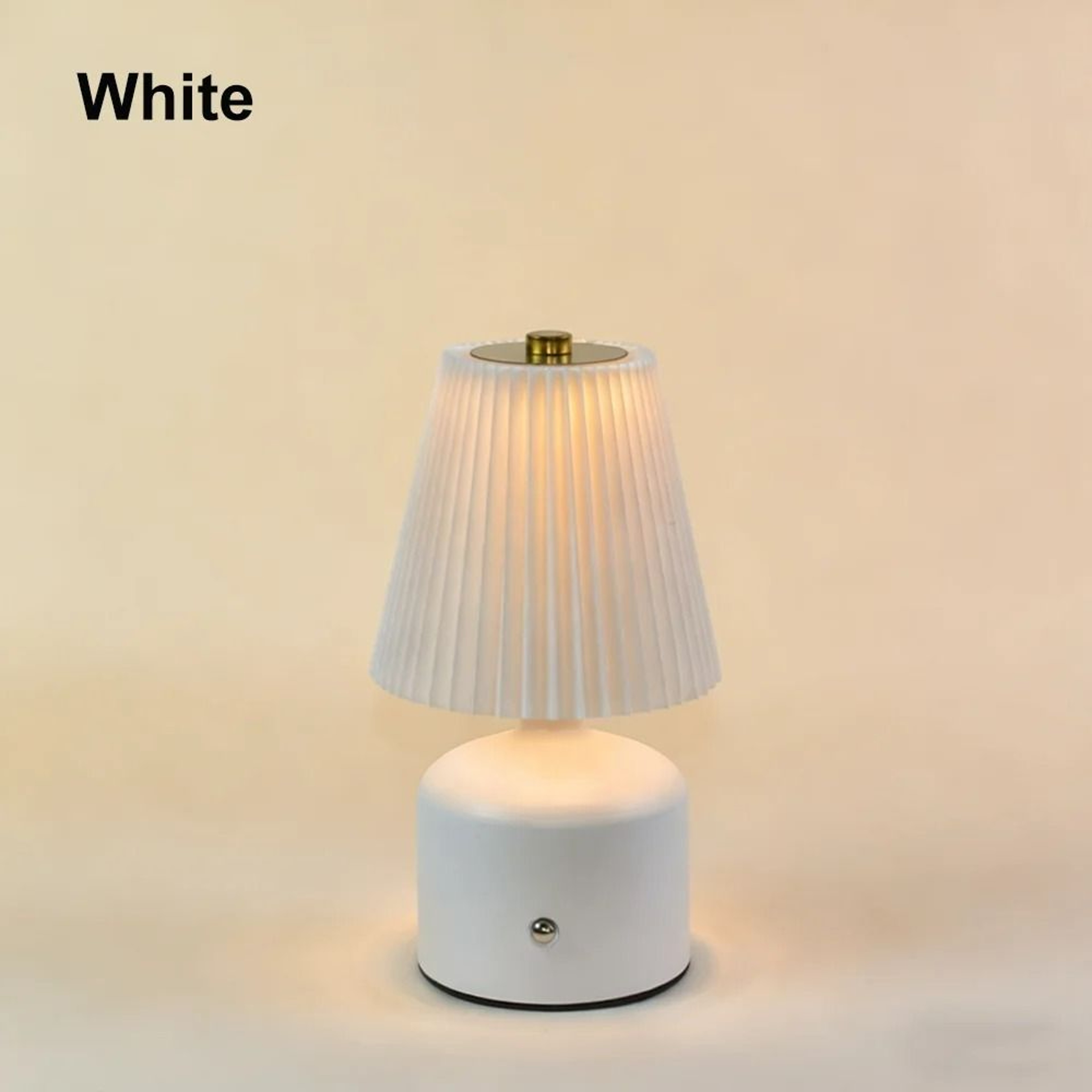 Bedroom Fabric Shade LED Night Light Table Lamp 10