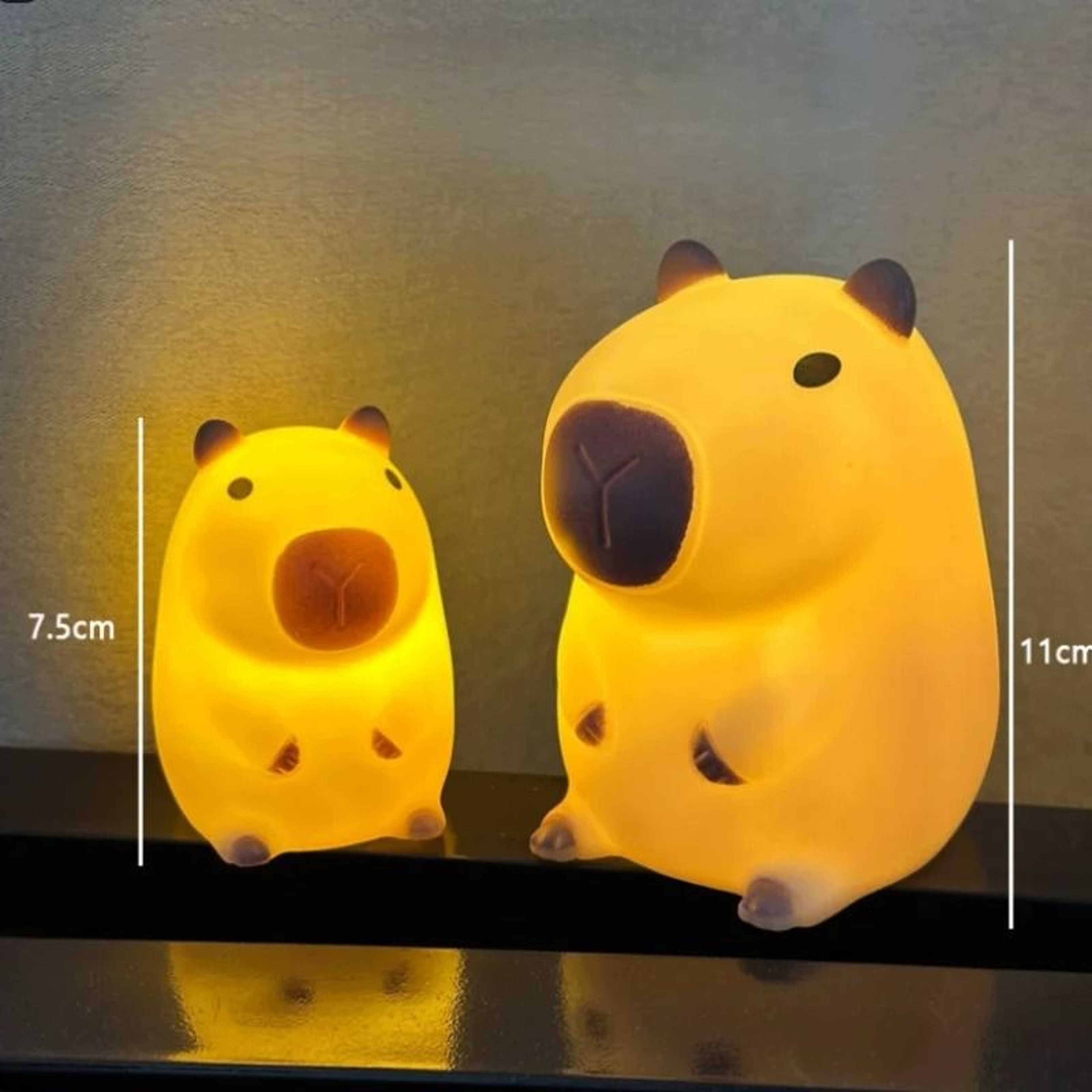 Silicone Capybara Cute LED Night Light 3