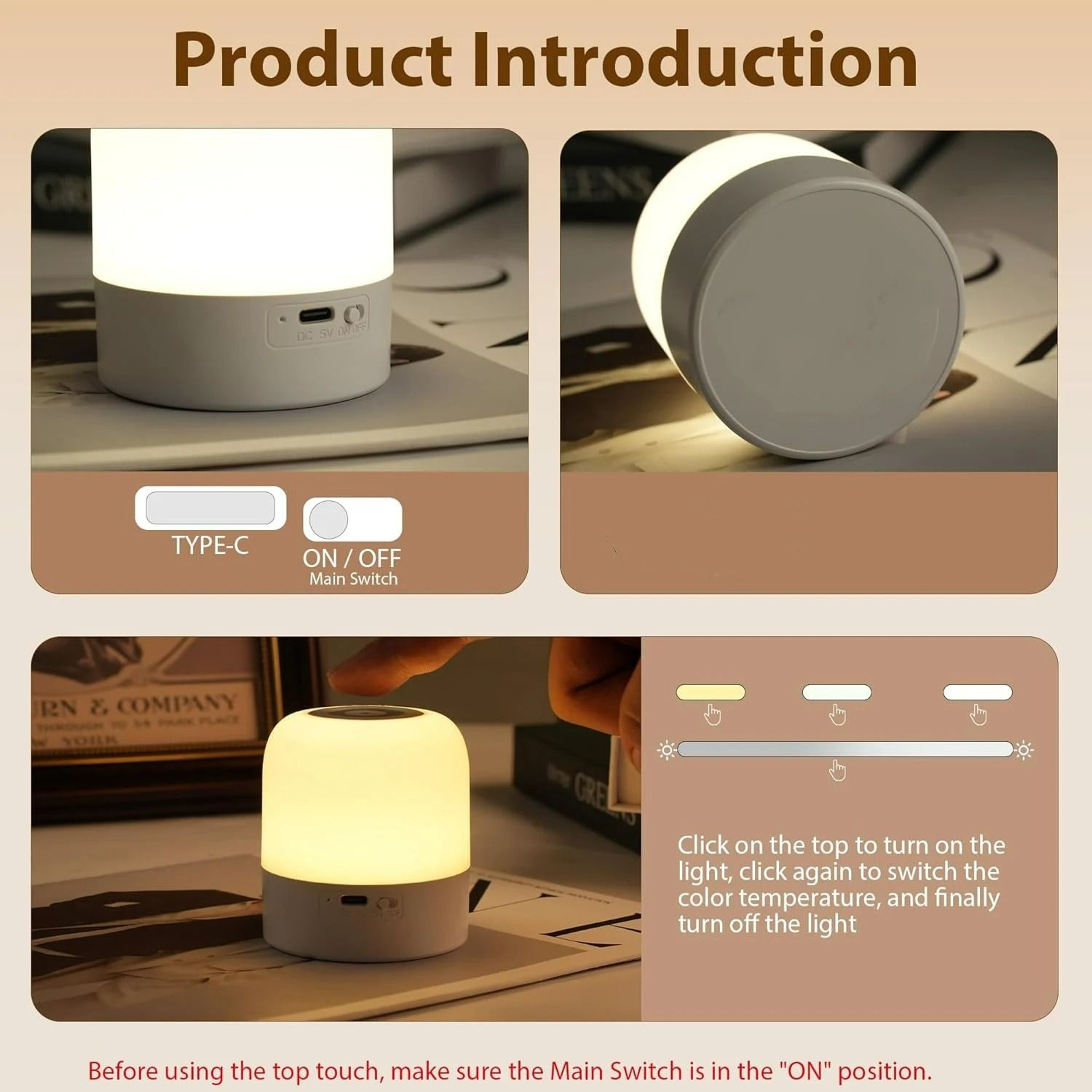 Portable EggShaped Nursery Night Light 5