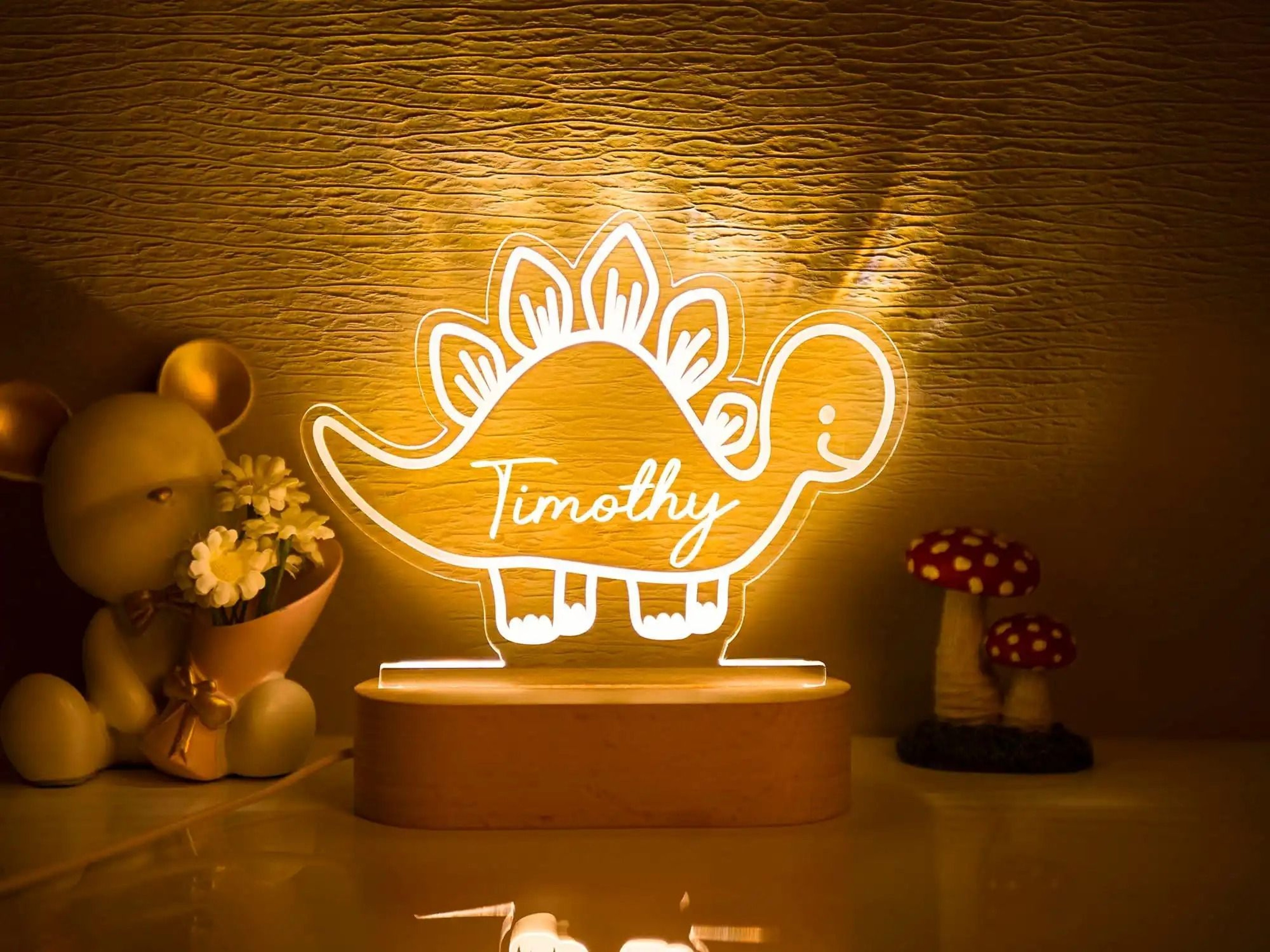 Personalized Children Name LED Night Light 12